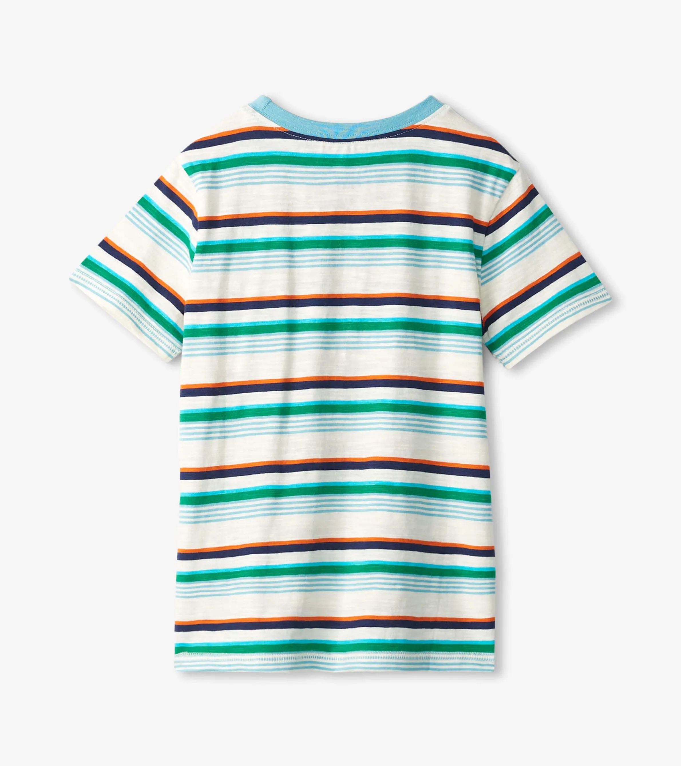 Boys Hiking Stripes Pocket Tee -Hatley