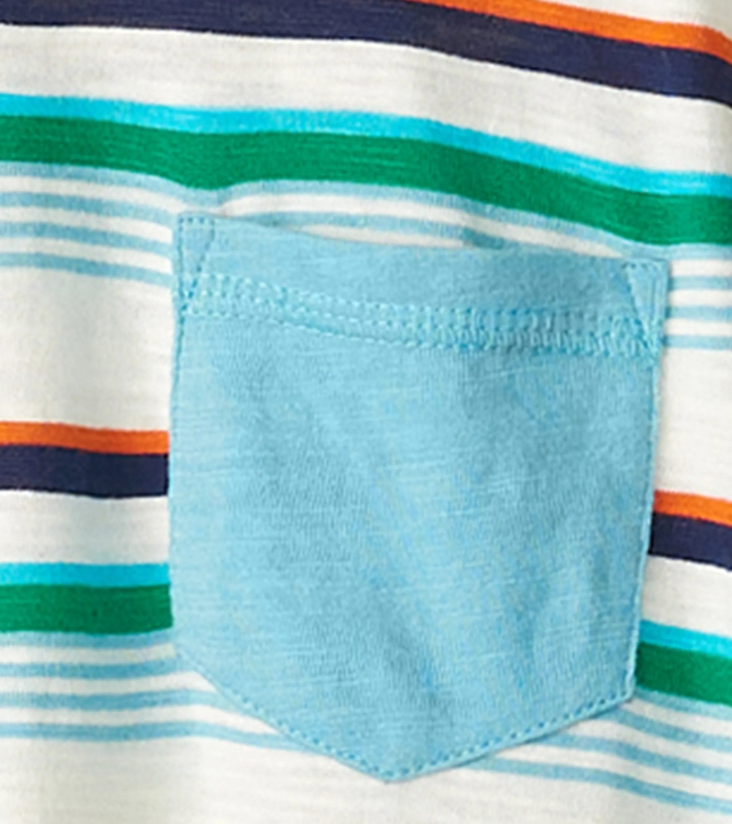 Boys Hiking Stripes Pocket Tee -Hatley