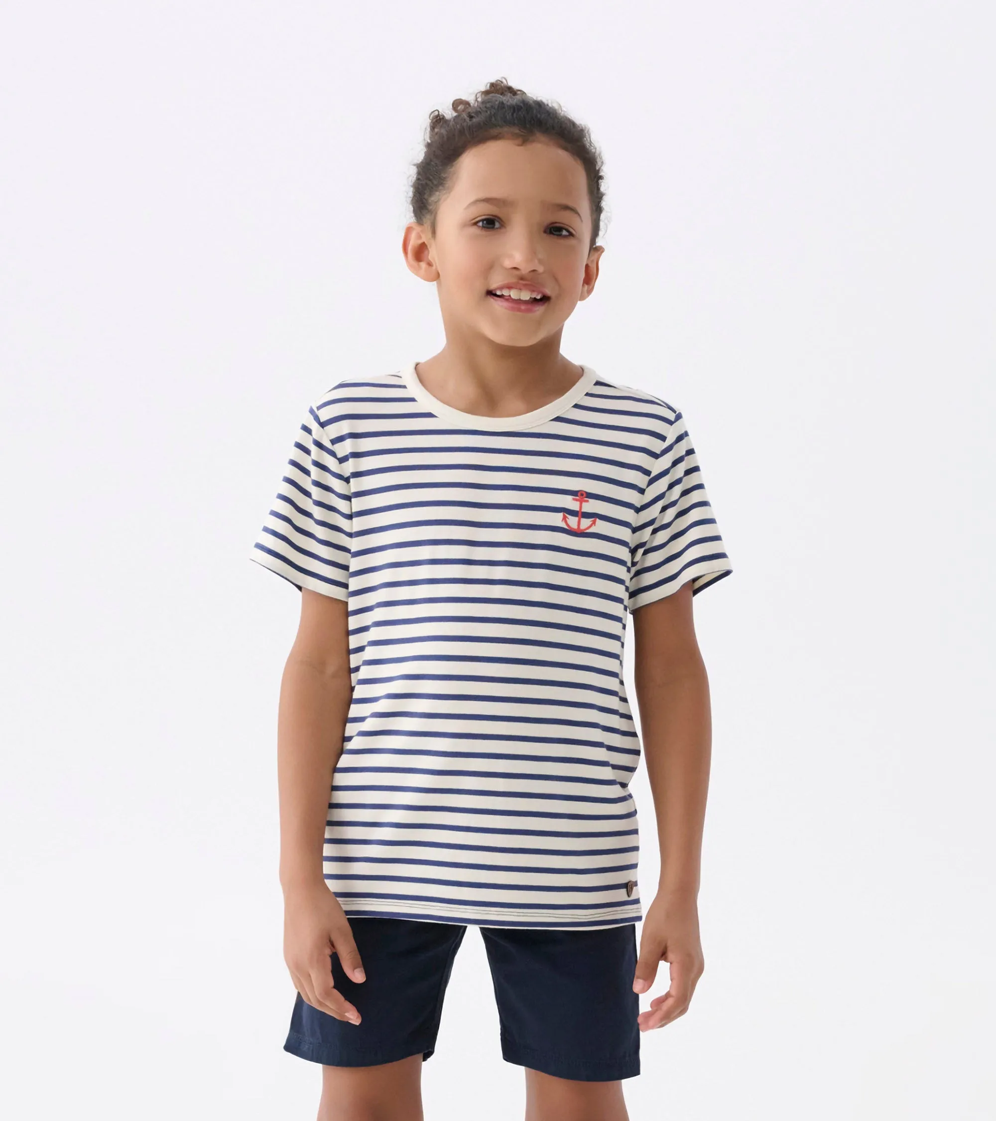 Boys Indigo Bamboo Tee -Hatley