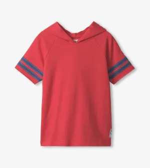 Boys Jersey Number Raglan Hoodie Tee -Hatley