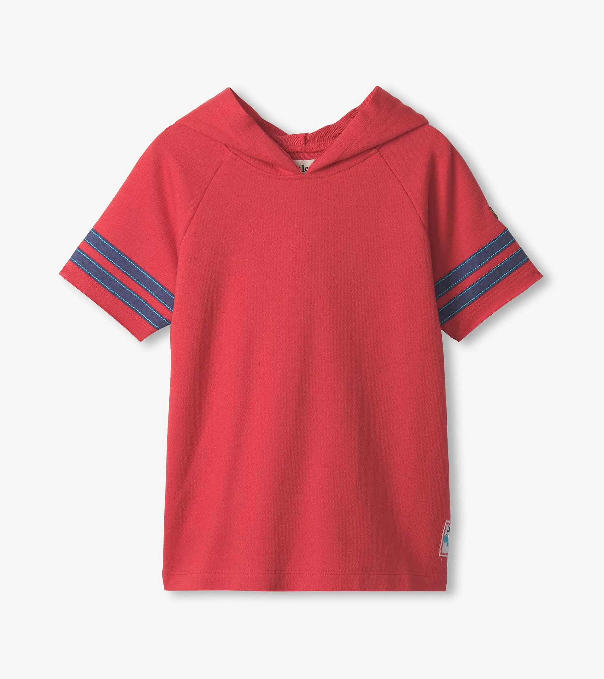 Boys Jersey Number Raglan Hoodie Tee -Hatley