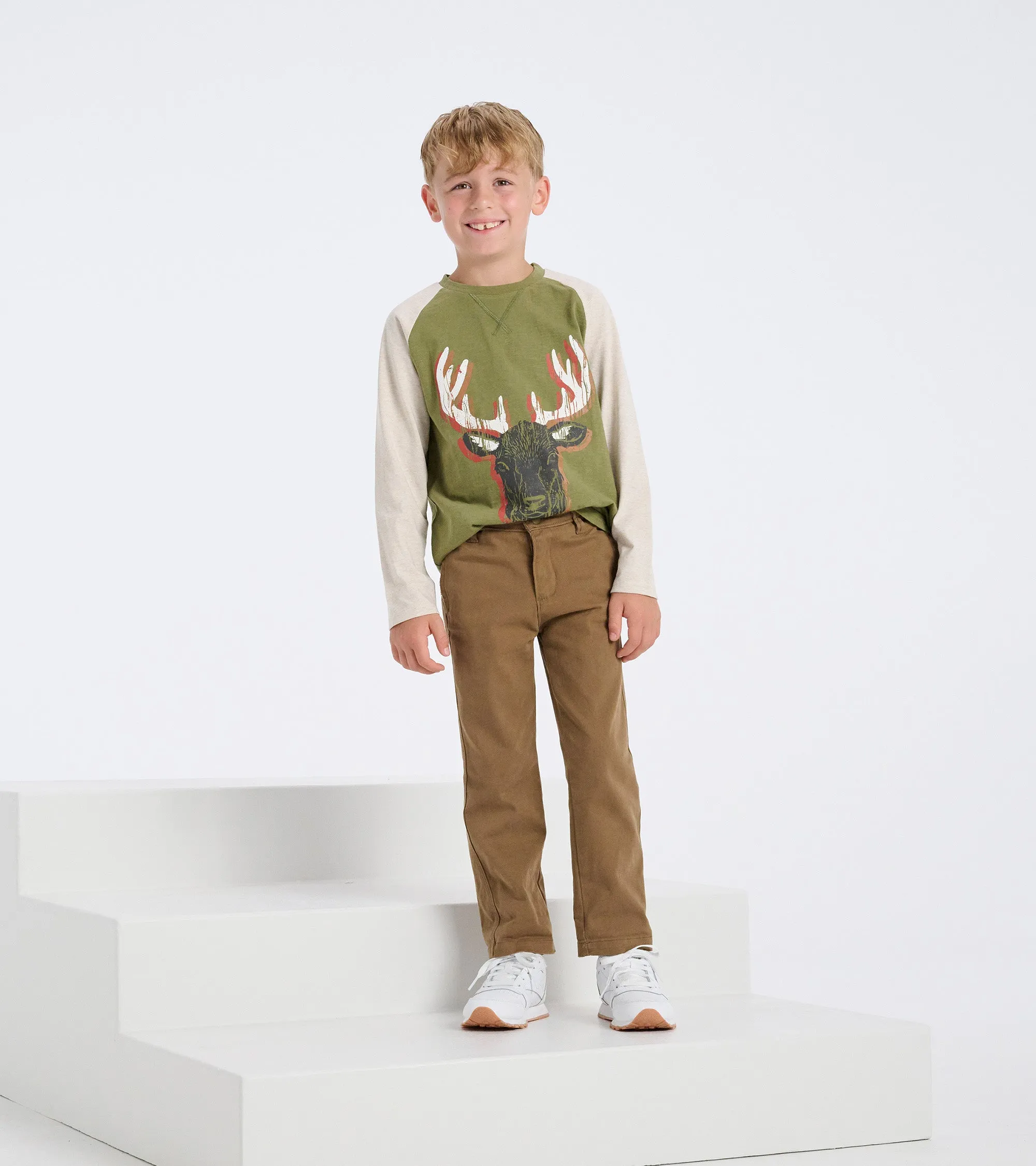 Boys Khaki Twill Pants -Hatley