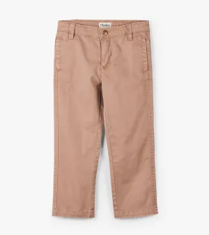 Boys Khaki Twill Pants -Hatley