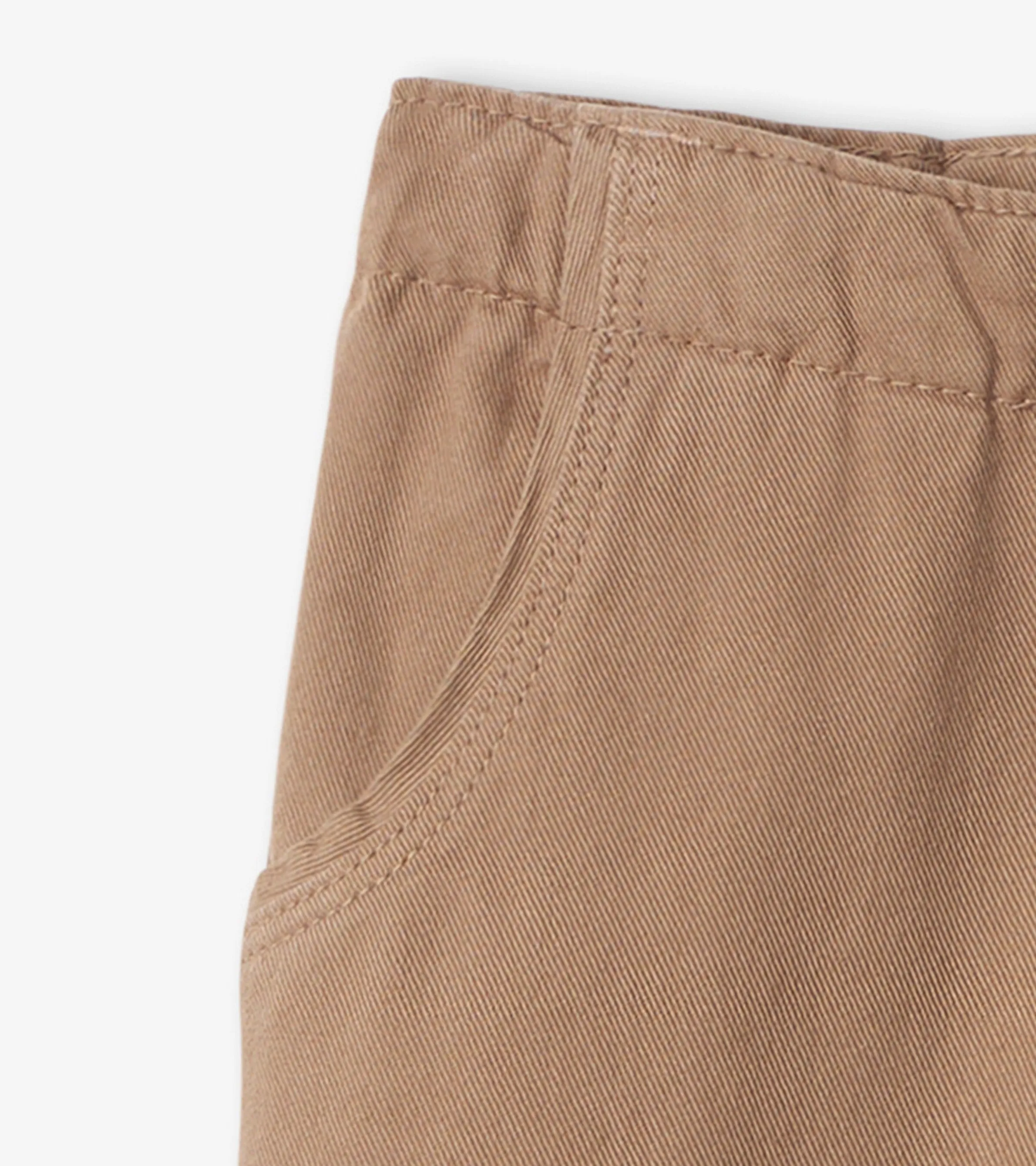 Boys Khaki Twill Shorts -Hatley