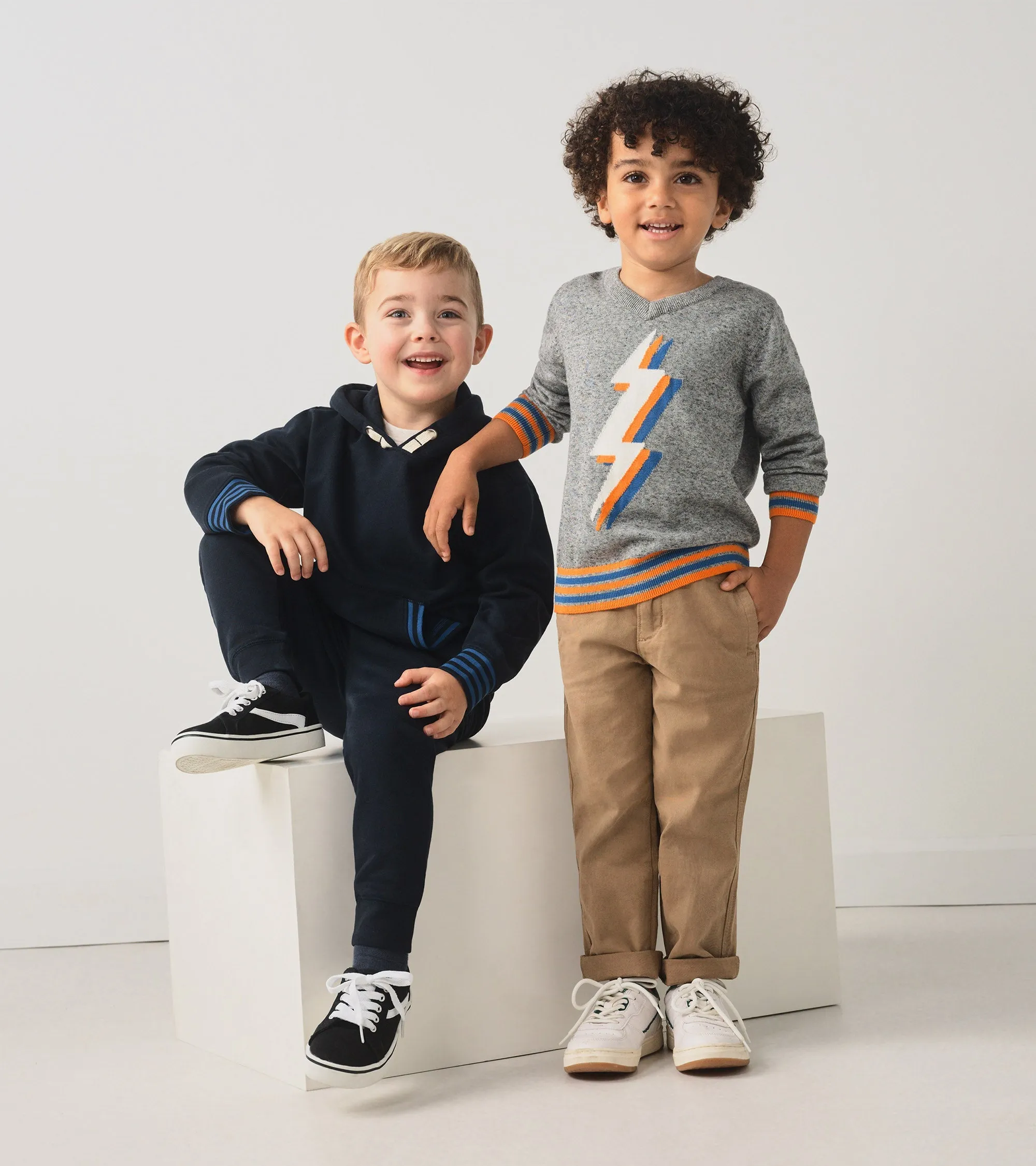 Boys Lightning Bolt Pullover -Hatley