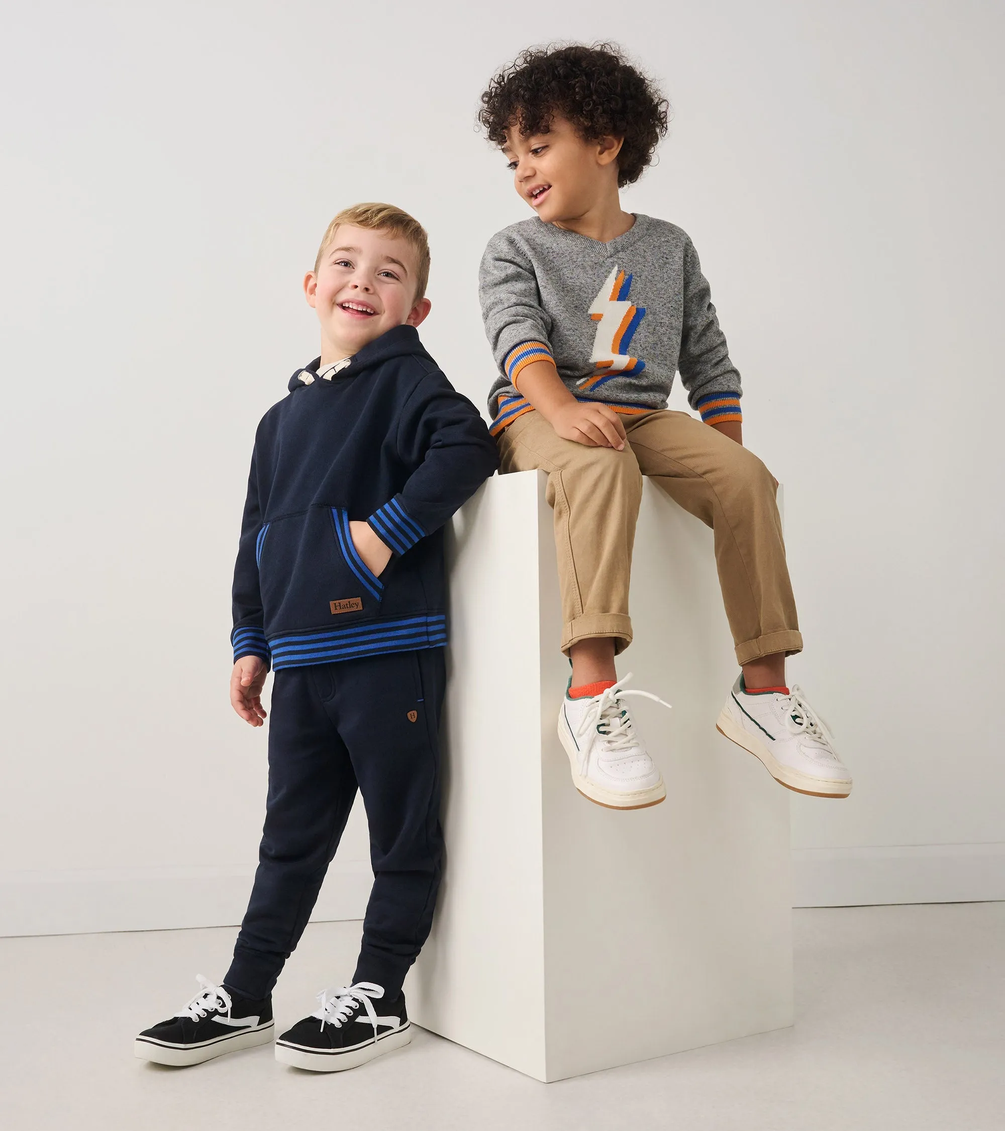 Boys Lightning Bolt Pullover -Hatley