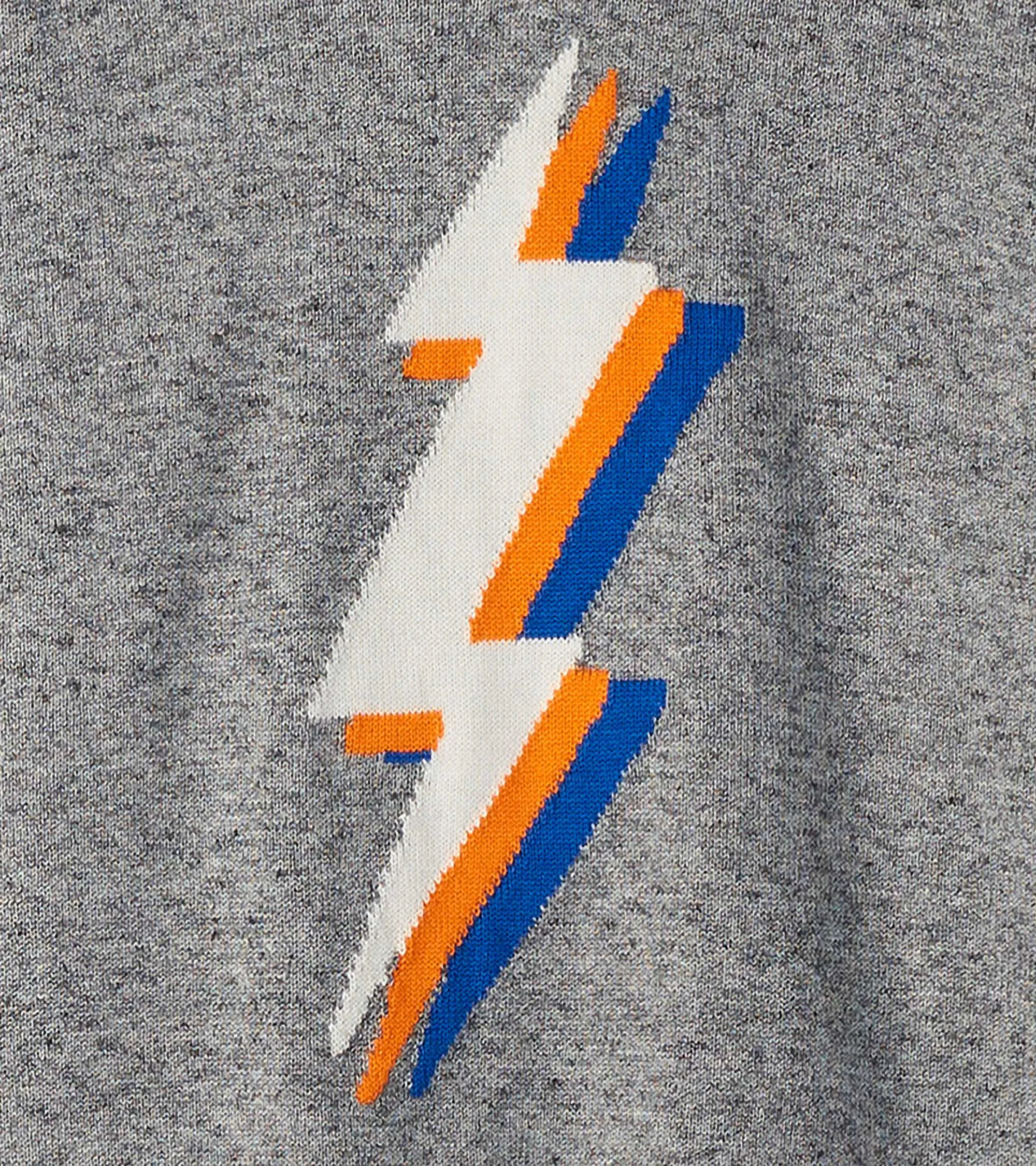 Boys Lightning Bolt V-Neck Sweater -Hatley