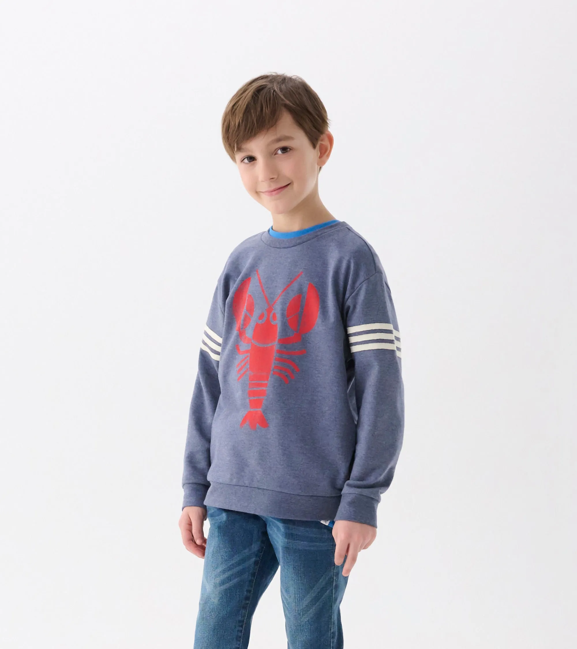 Boys Lobster Pullover Sweatshirt -Hatley