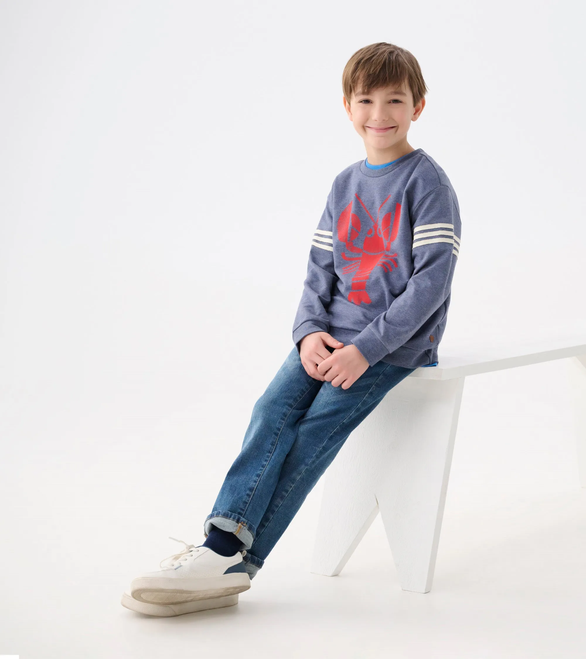 Boys Lobster Pullover Sweatshirt -Hatley