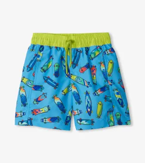 Boys Long Boards Swim Trunks -Hatley