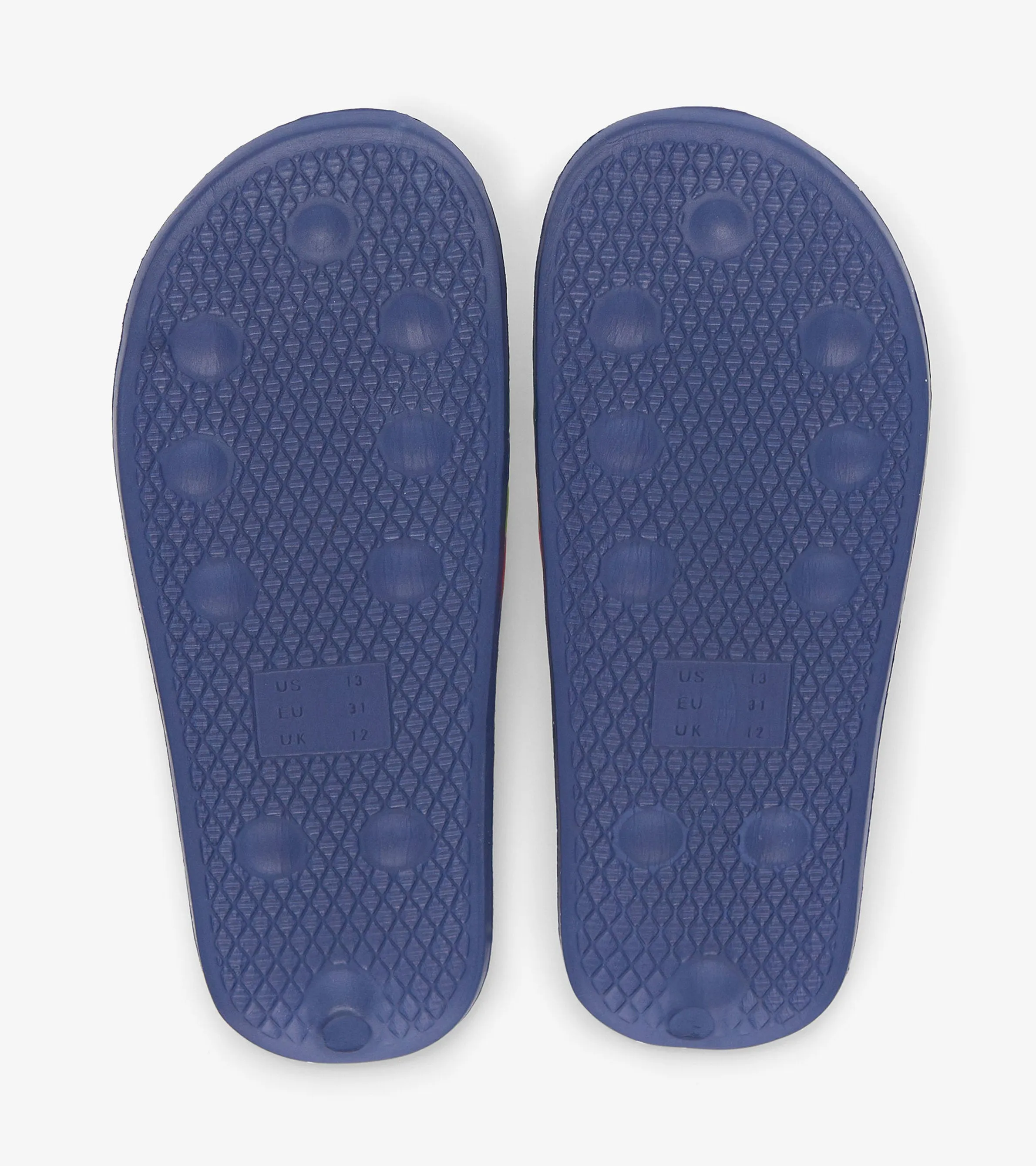 Boys Malibu Stripes Slides -Hatley