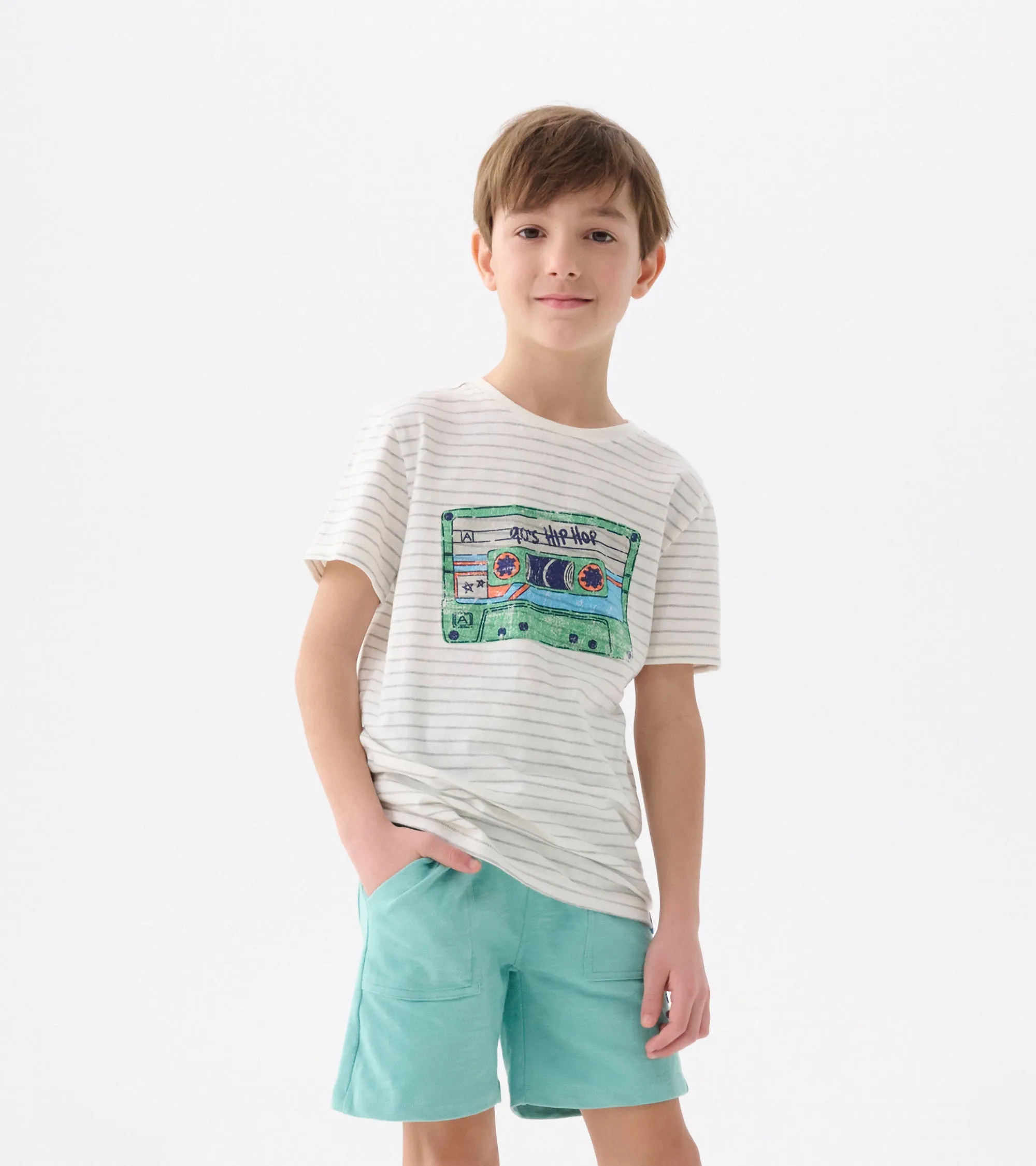 Boys Mix Tape Graphic Tee -Hatley