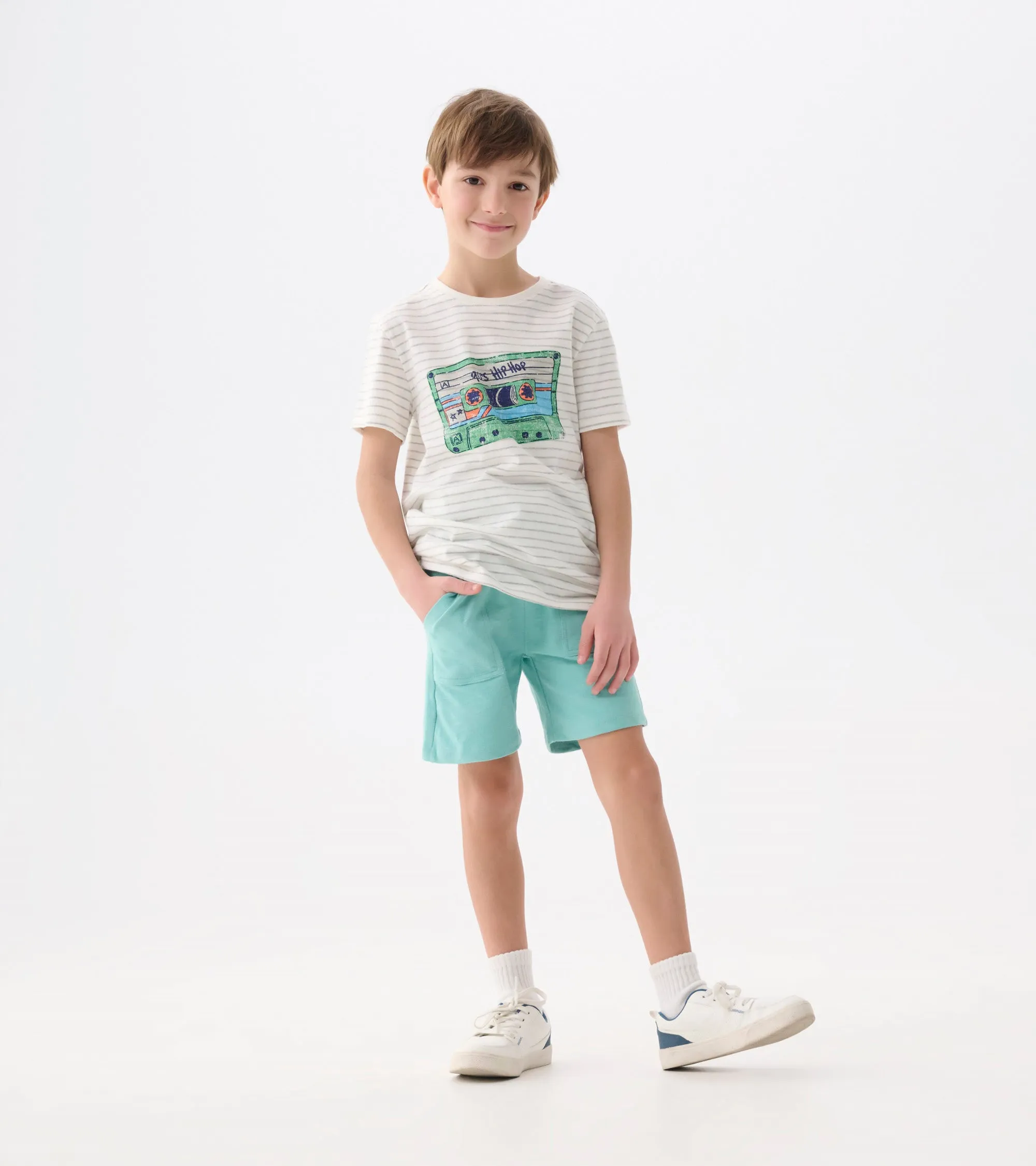 Boys Mix Tape Graphic Tee -Hatley
