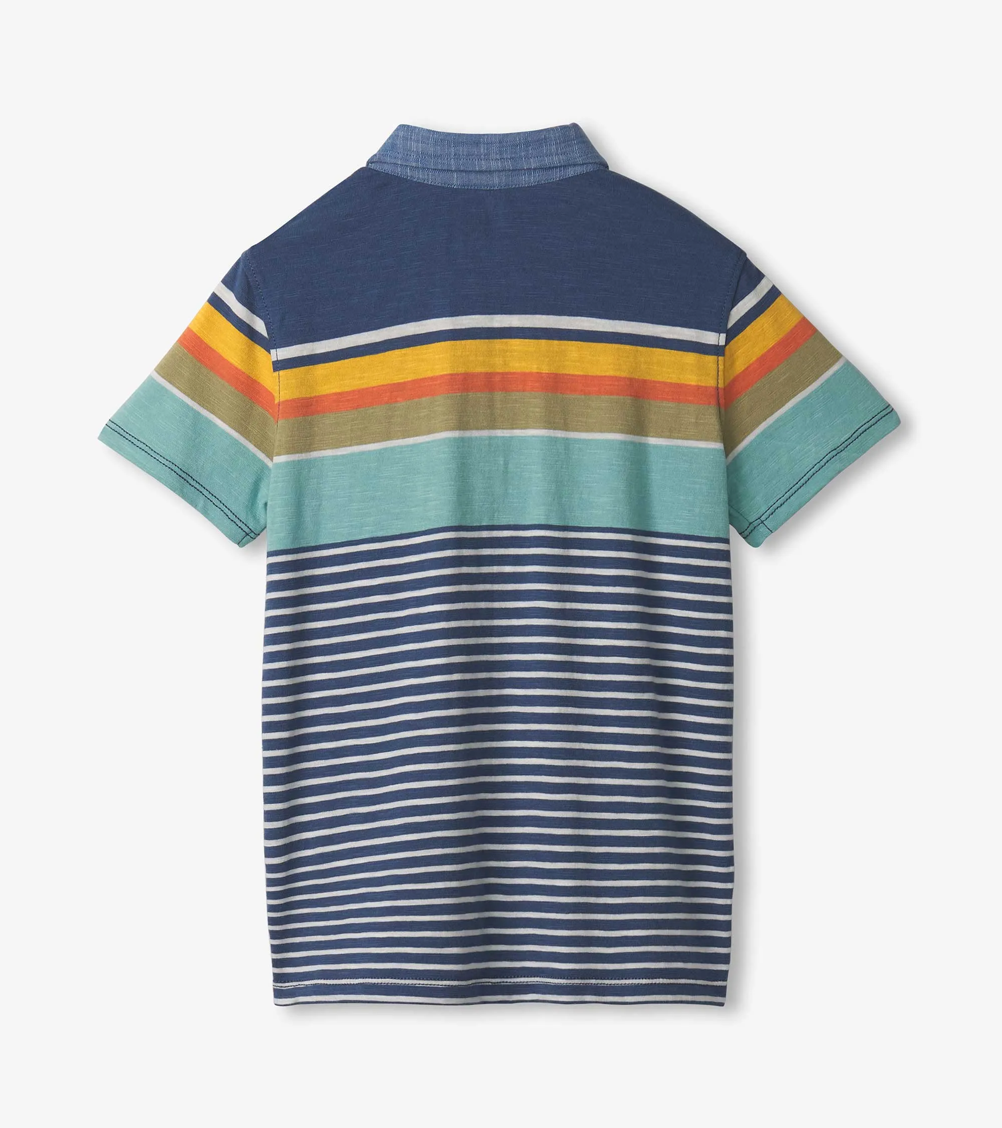 Boys Nautical Stripes Polo Tee -Hatley