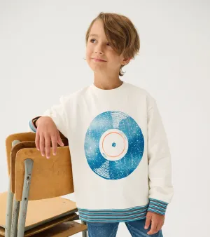 Boys Old School Vinyl Sweatshirt -Hatley