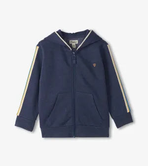 Boys Patriot Blue Zip-Up Hoodie -Hatley