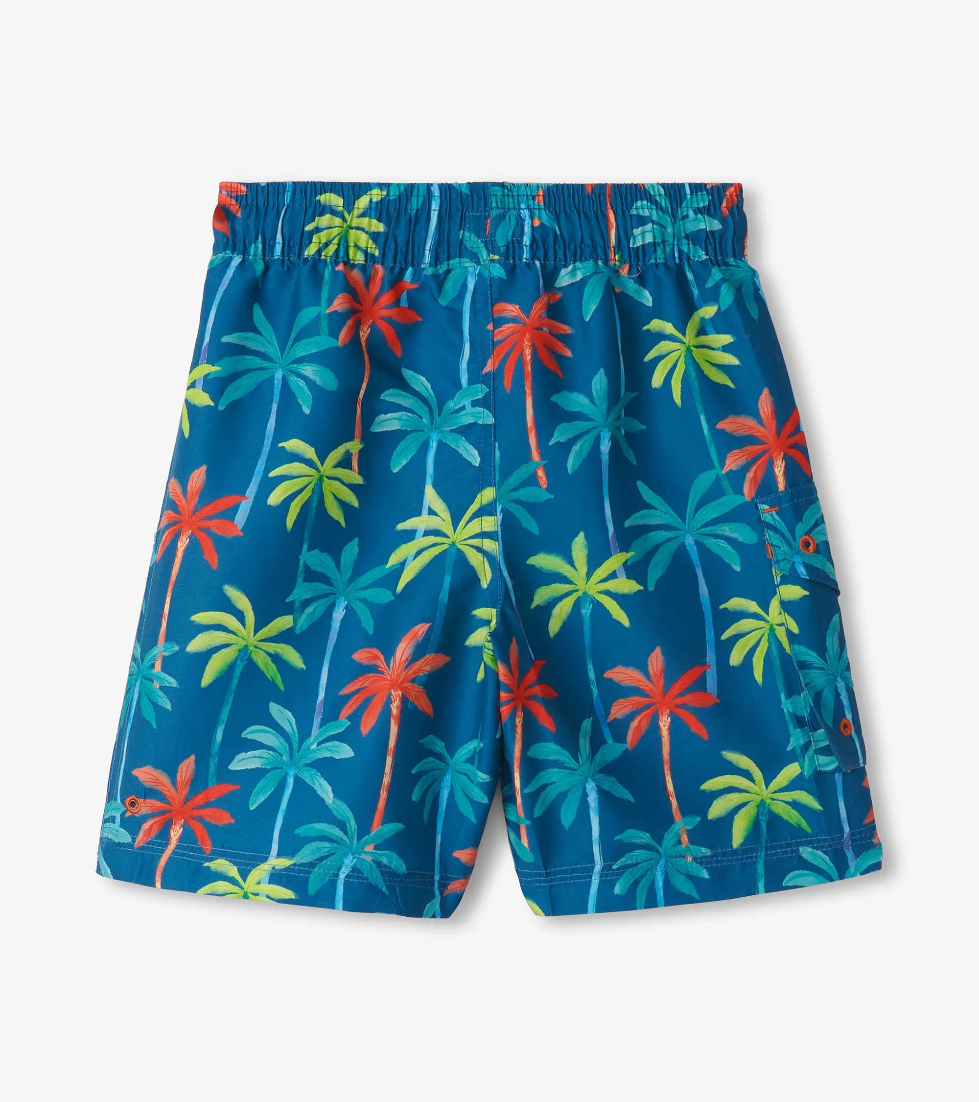 Boys Printed Palms Board Shorts -Hatley