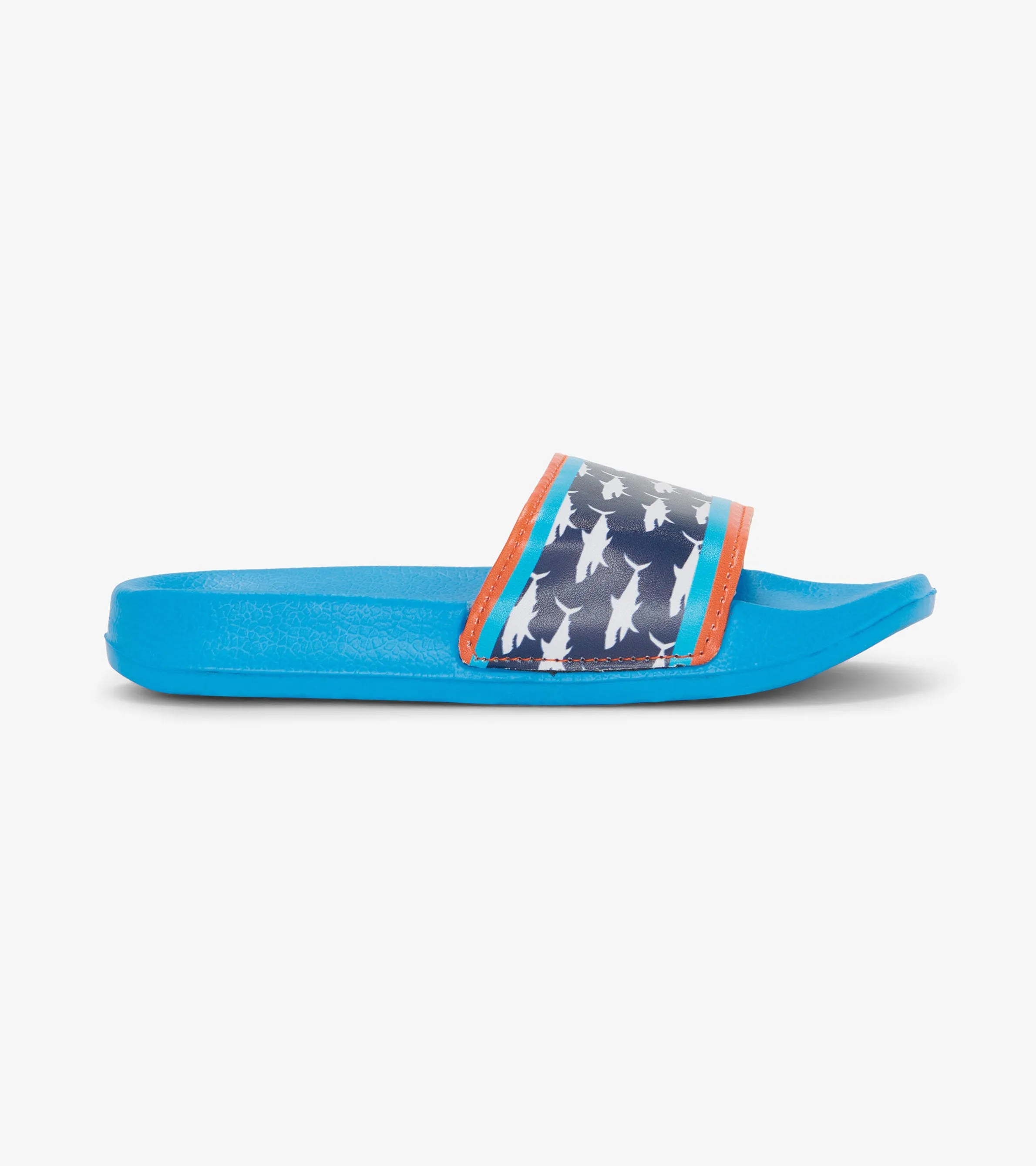 Boys Printed Sharks Slides -Hatley