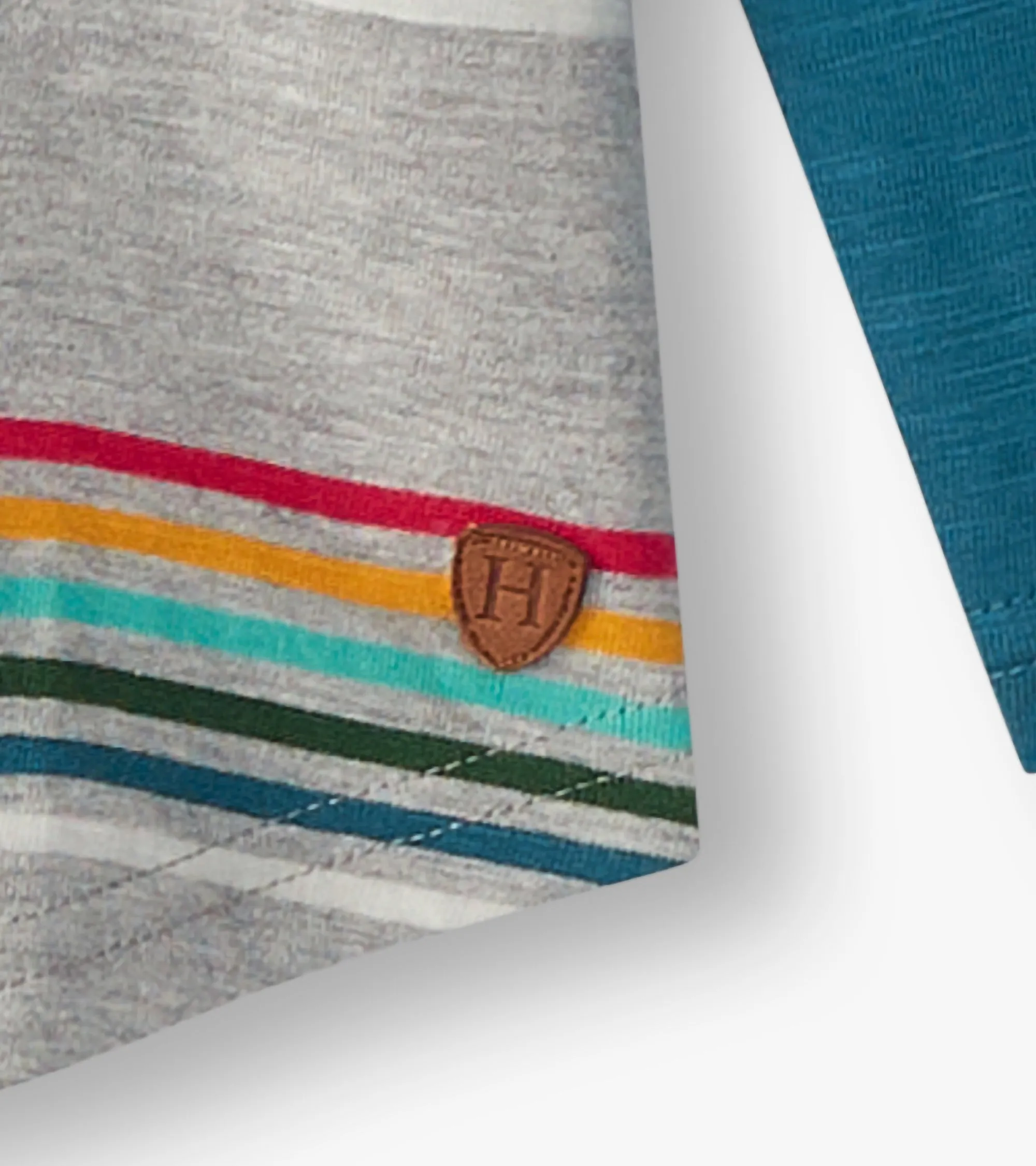 Boys Retro Stripes Long Sleeve Raglan T-Shirt -Hatley
