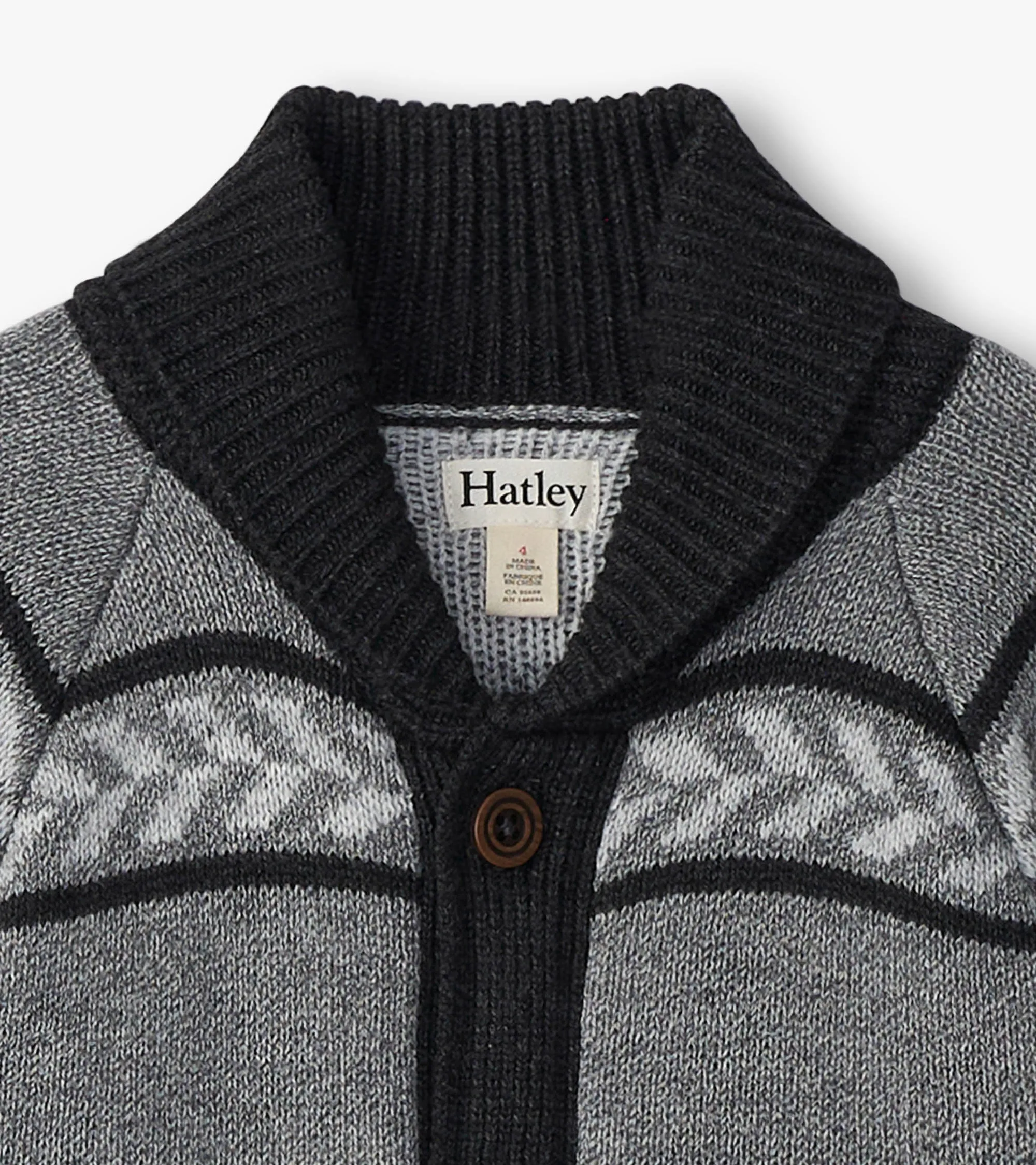 Boys Rock & Roll Shawl Collar Cardigan -Hatley