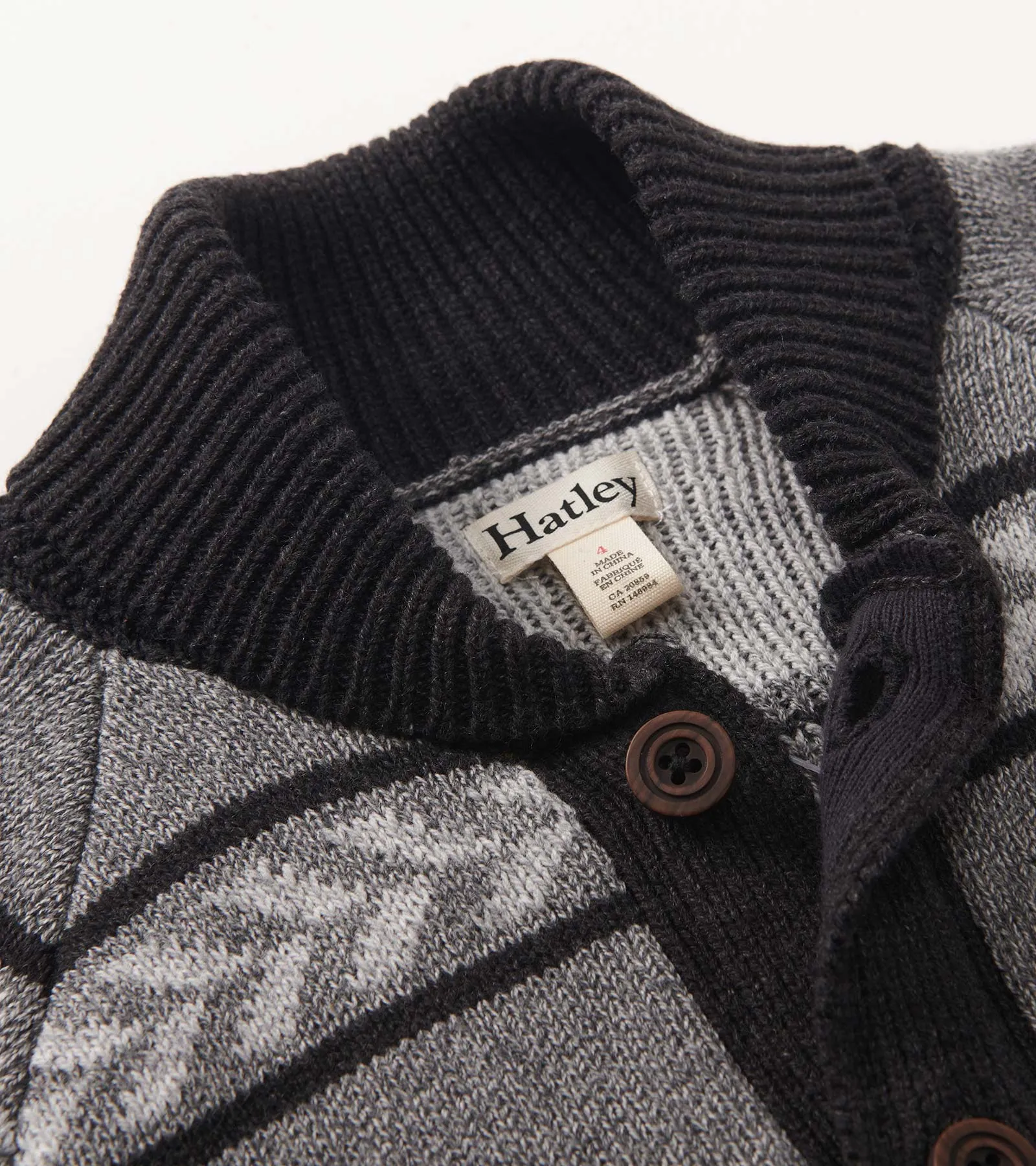 Boys Rock & Roll Shawl Collar Cardigan -Hatley