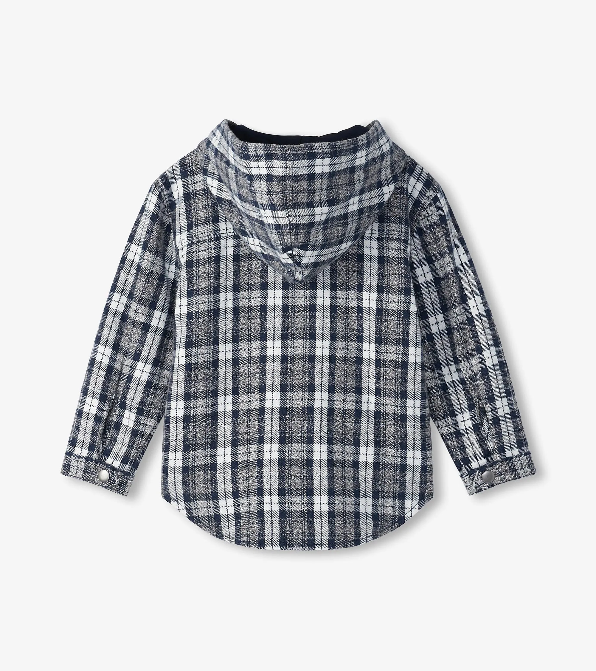 Boys Salute Plaid Lined Hooded Jacket -Hatley