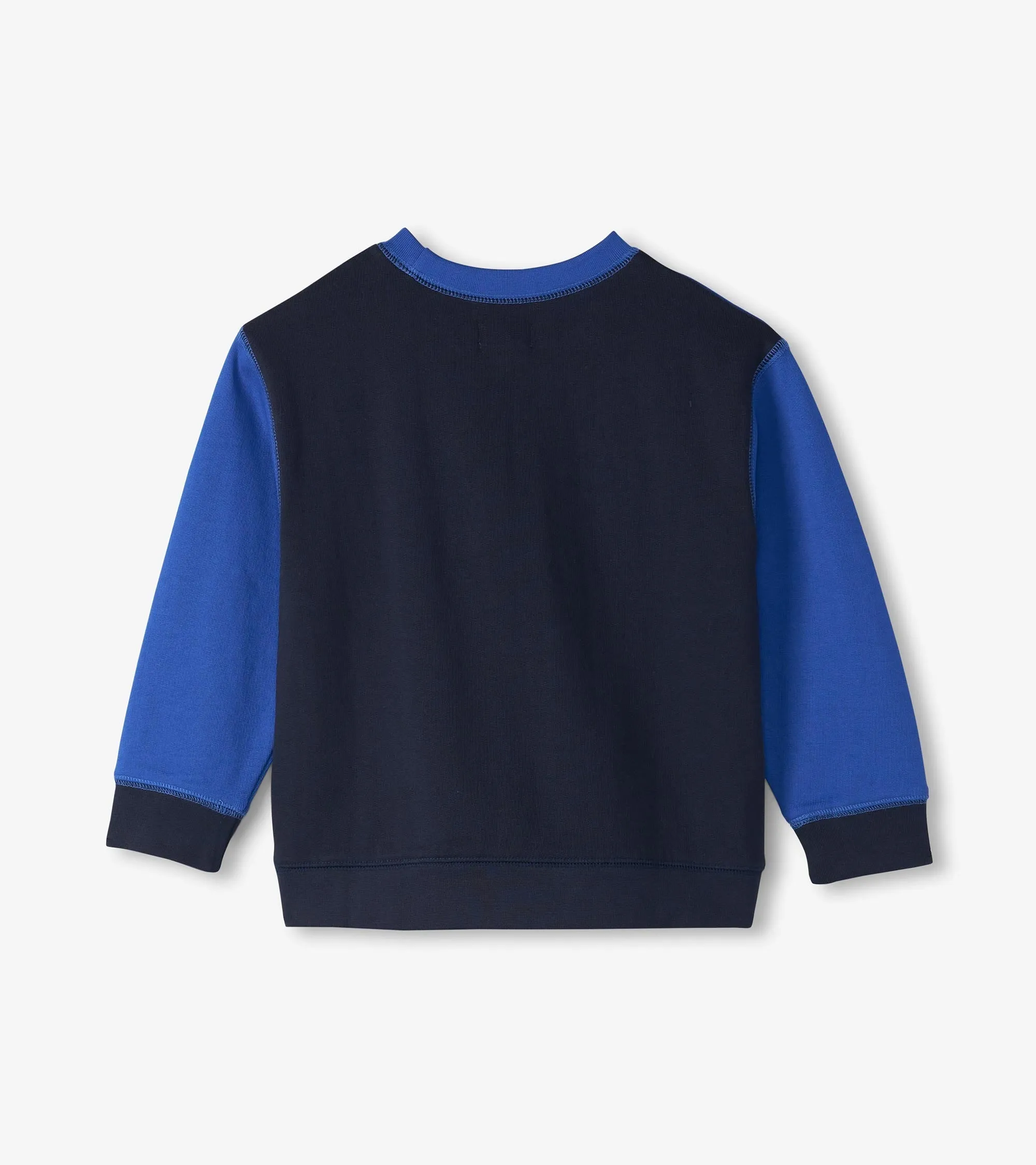 Boys Salute Striped Panel Sweatshirt -Hatley