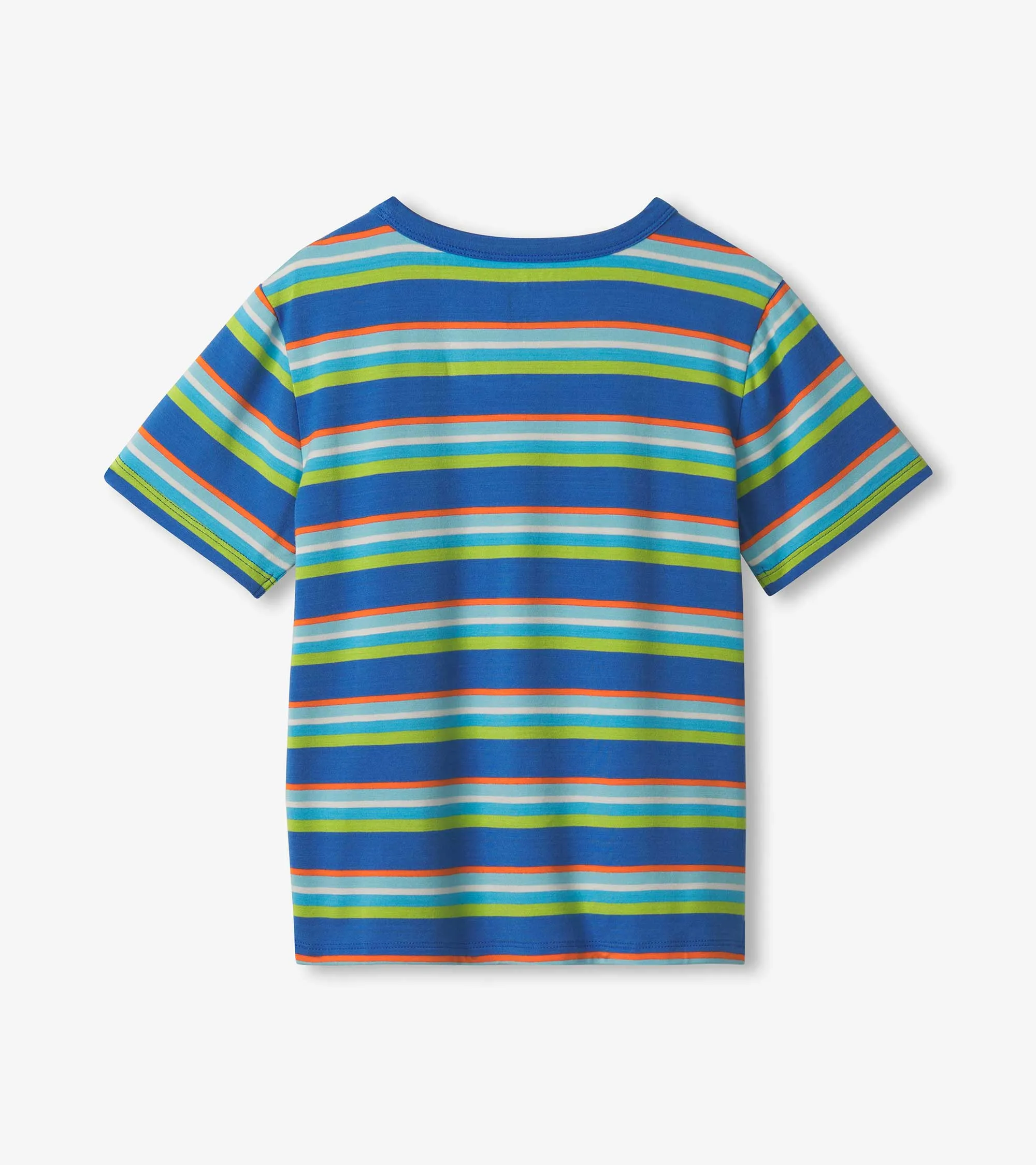 Boys Sapphire Stripes Bamboo Tee -Hatley