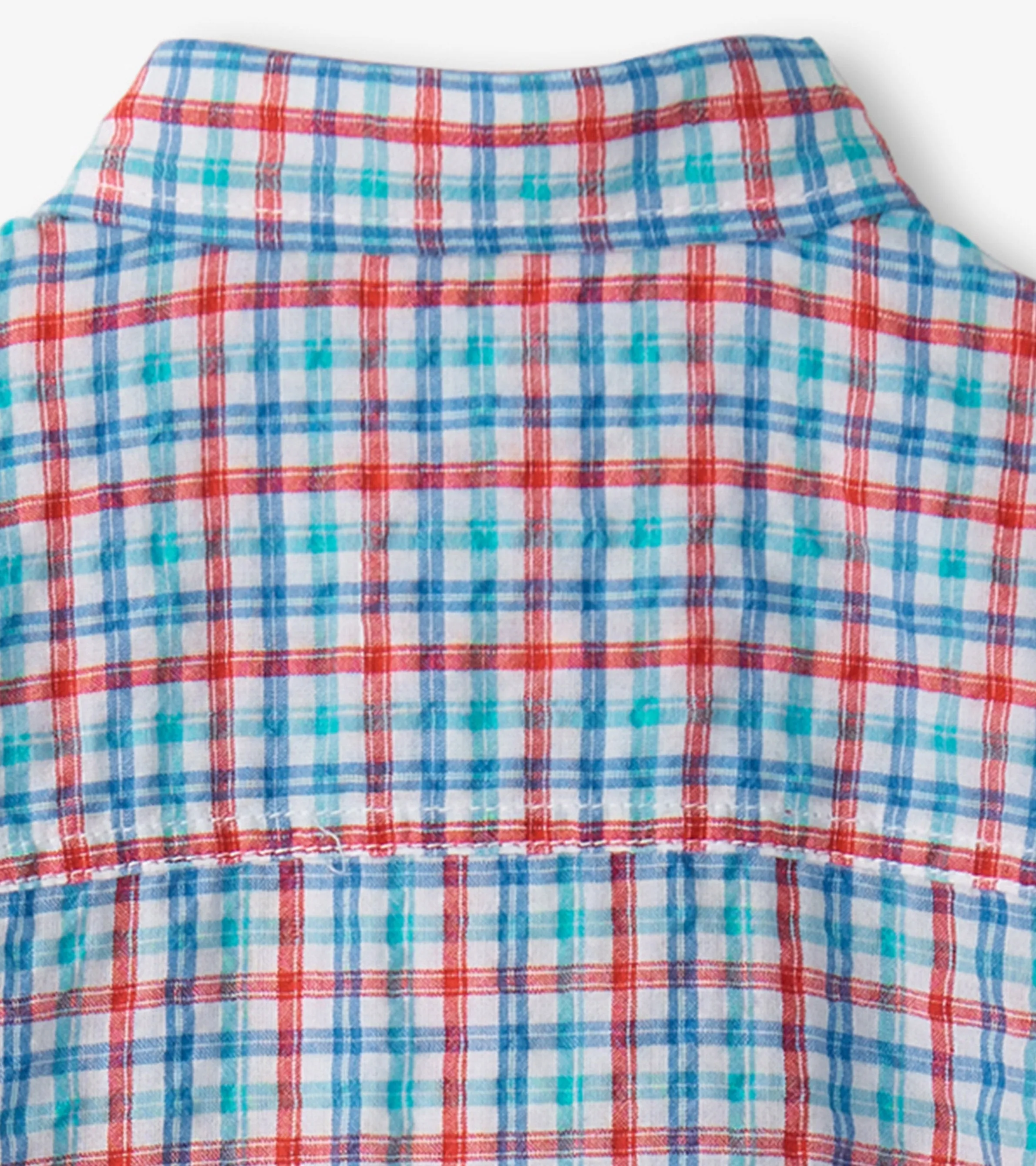 Boys Scuba Check Button Down Shirt -Hatley