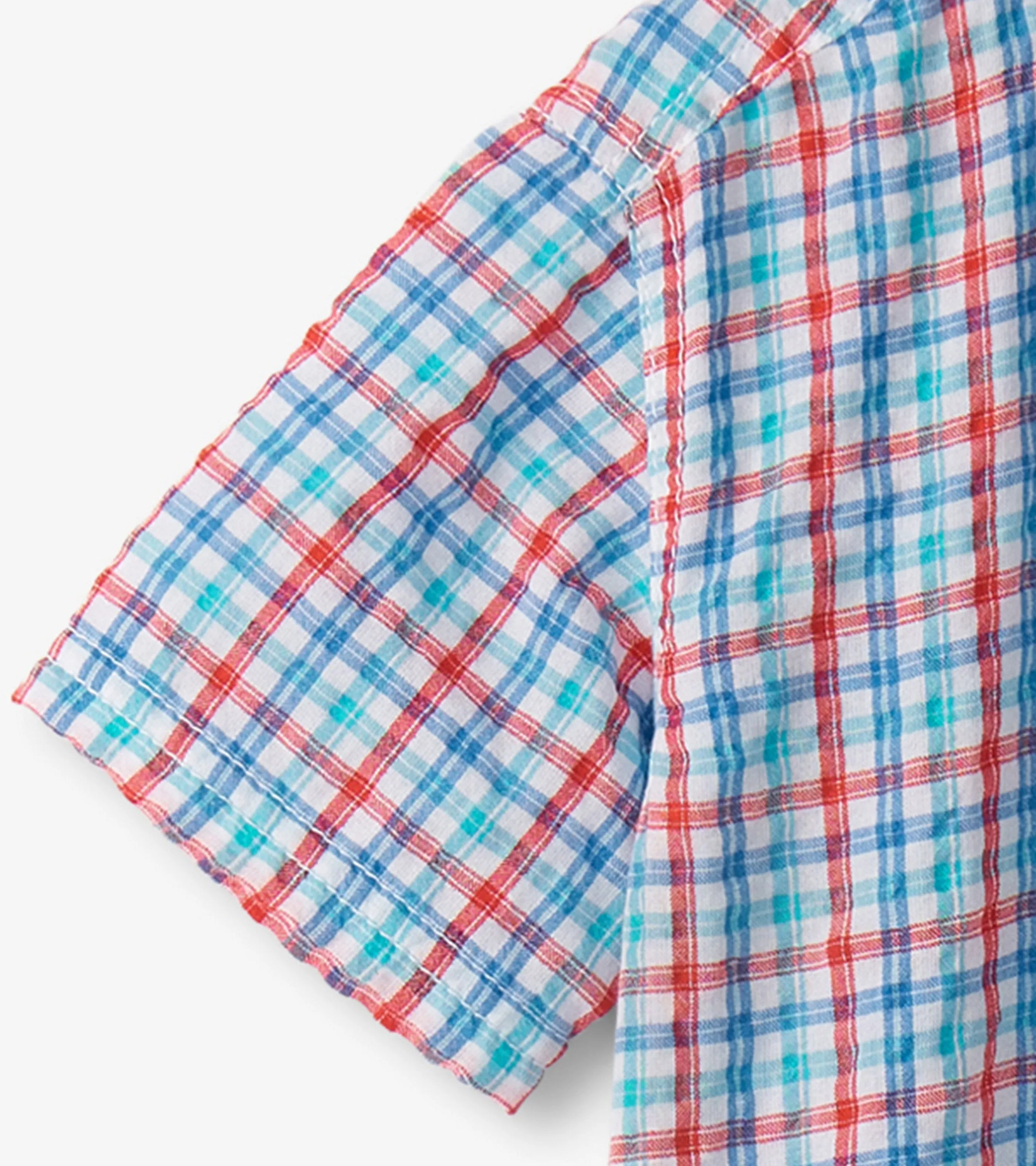 Boys Scuba Check Button Down Shirt -Hatley