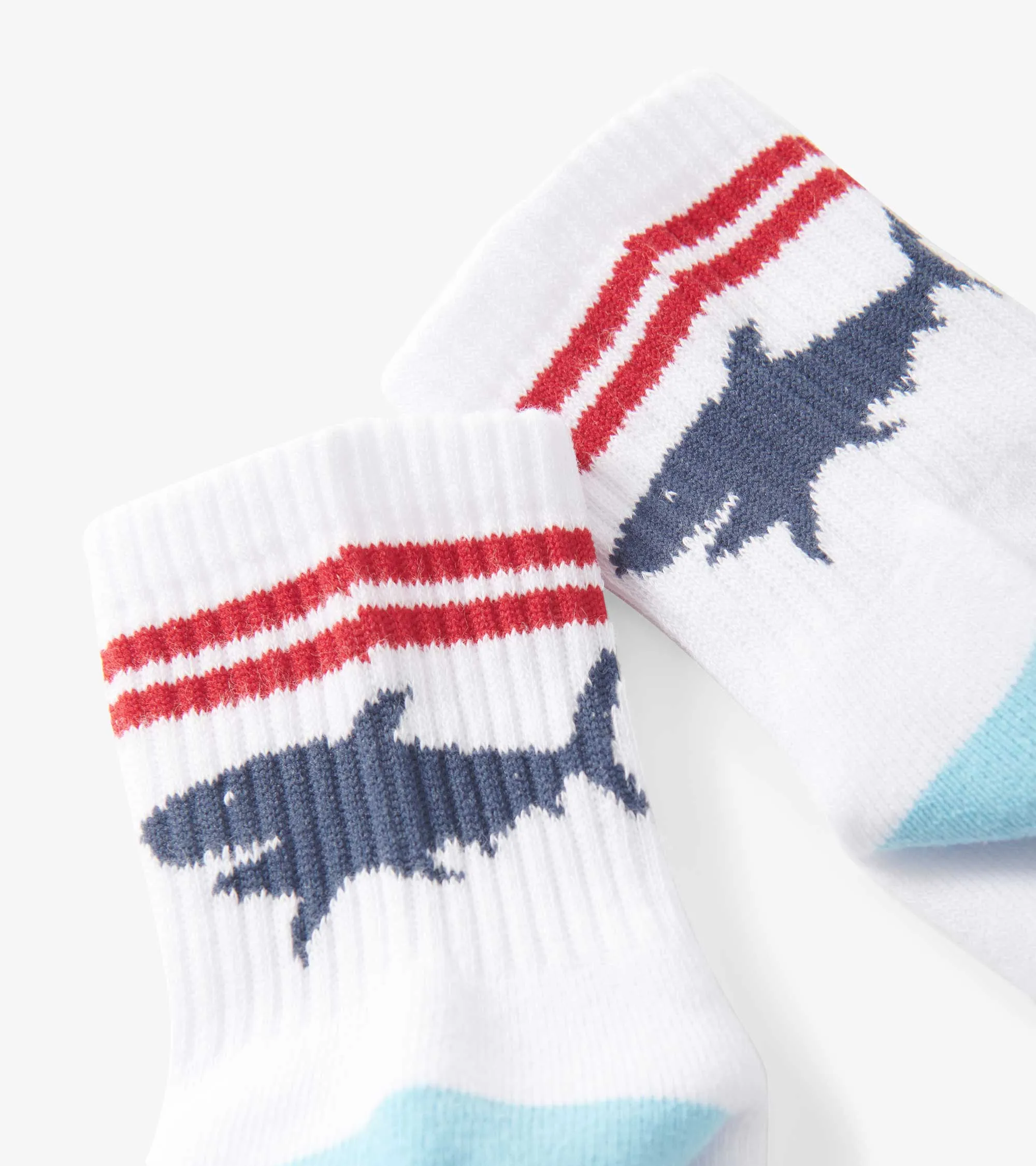 Boys Shark Silhouette Crew Socks -Hatley