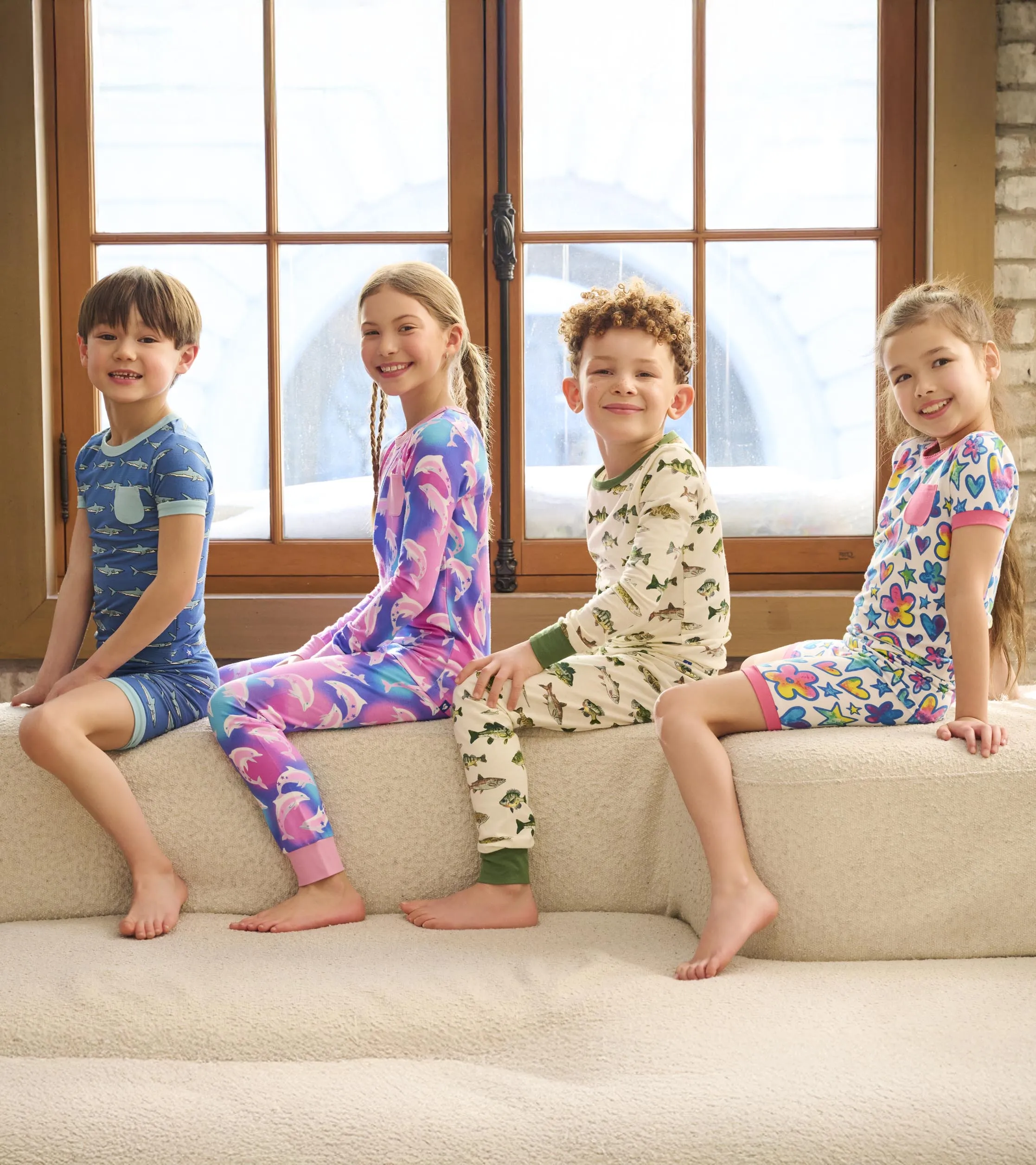 Boys Shark Tank Bamboo Short Pajama Set -Hatley