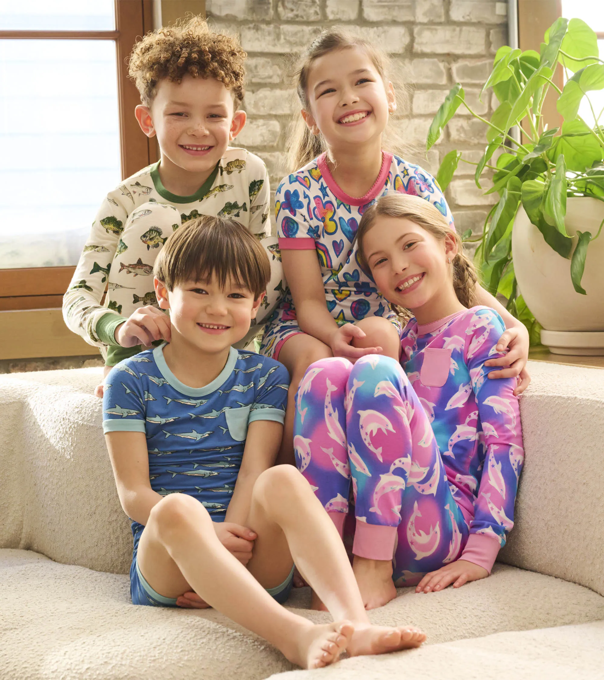 Boys Shark Tank Bamboo Short Pajama Set -Hatley