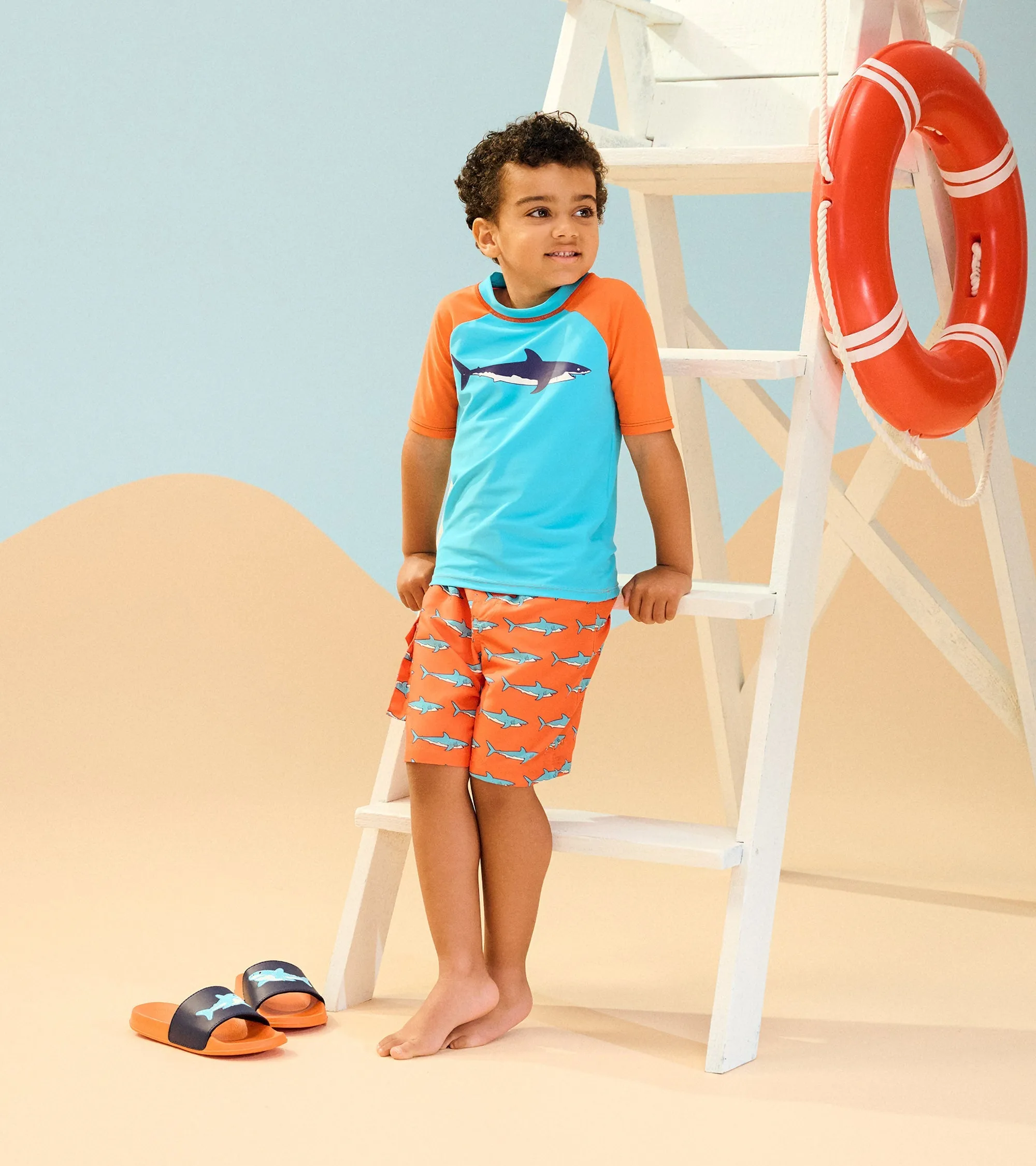 Boys Shark Tank Board Shorts -Hatley