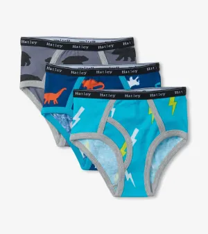 Boys Silhouette Nature 3 Pack Classic Briefs -Hatley