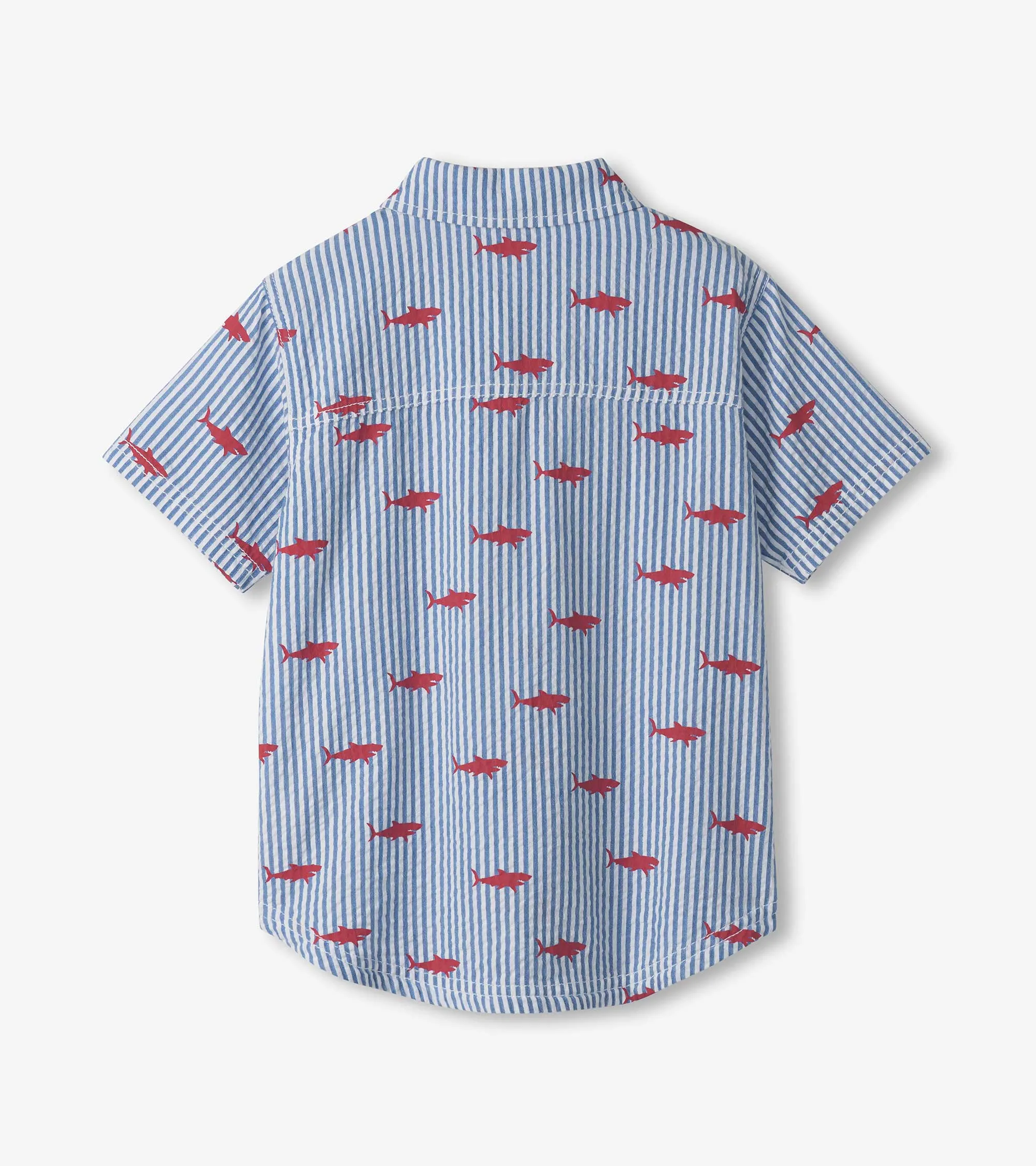 Boys Sjarl Silhouette Button Down Shirt -Hatley