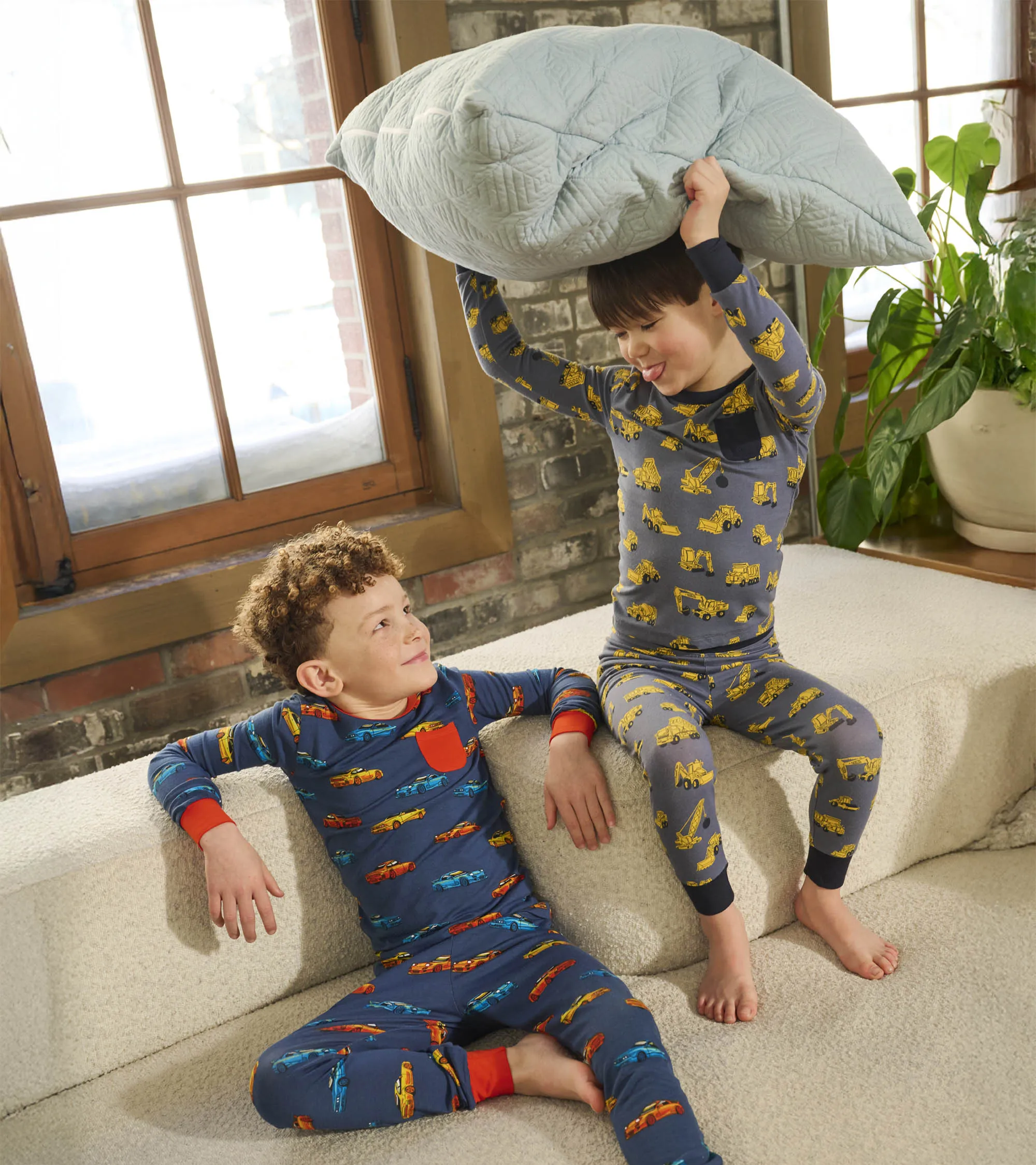 Boys Sport Cars Bamboo Pajama Set -Hatley