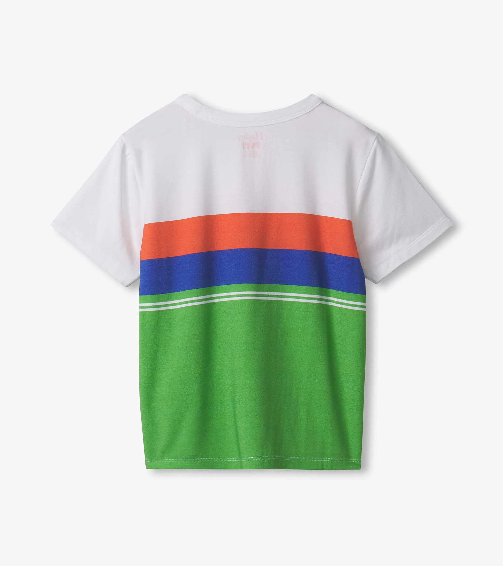Boys Spring Colour Block Colour Block Bamboo T-Shirt -Hatley