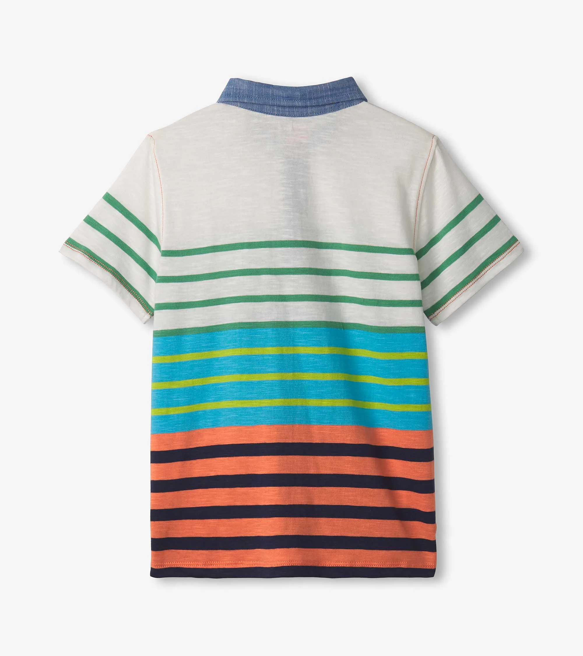 Boys Spring Stripes Polo Tee -Hatley
