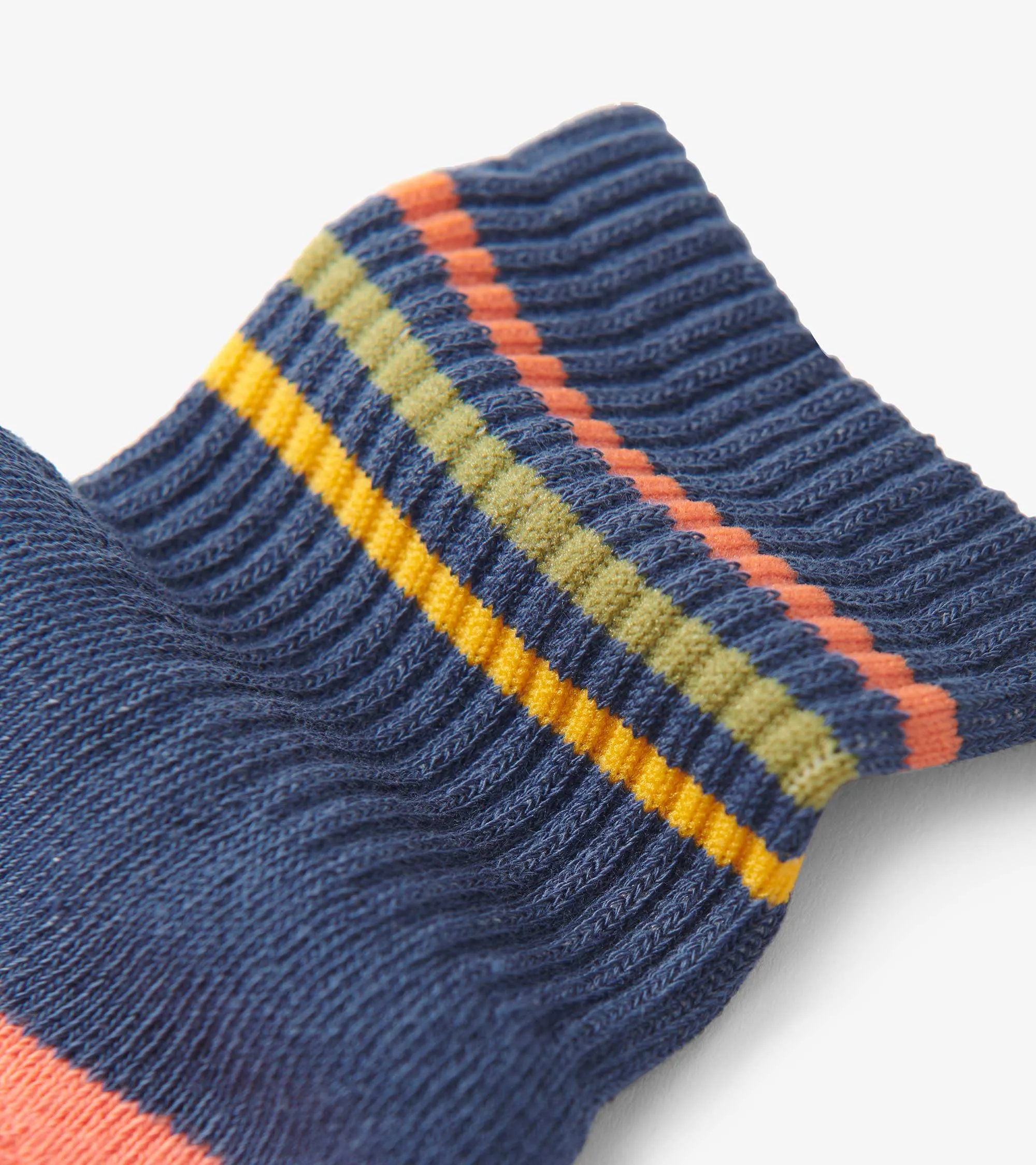 Boys Striped Blue Crew Socks -Hatley