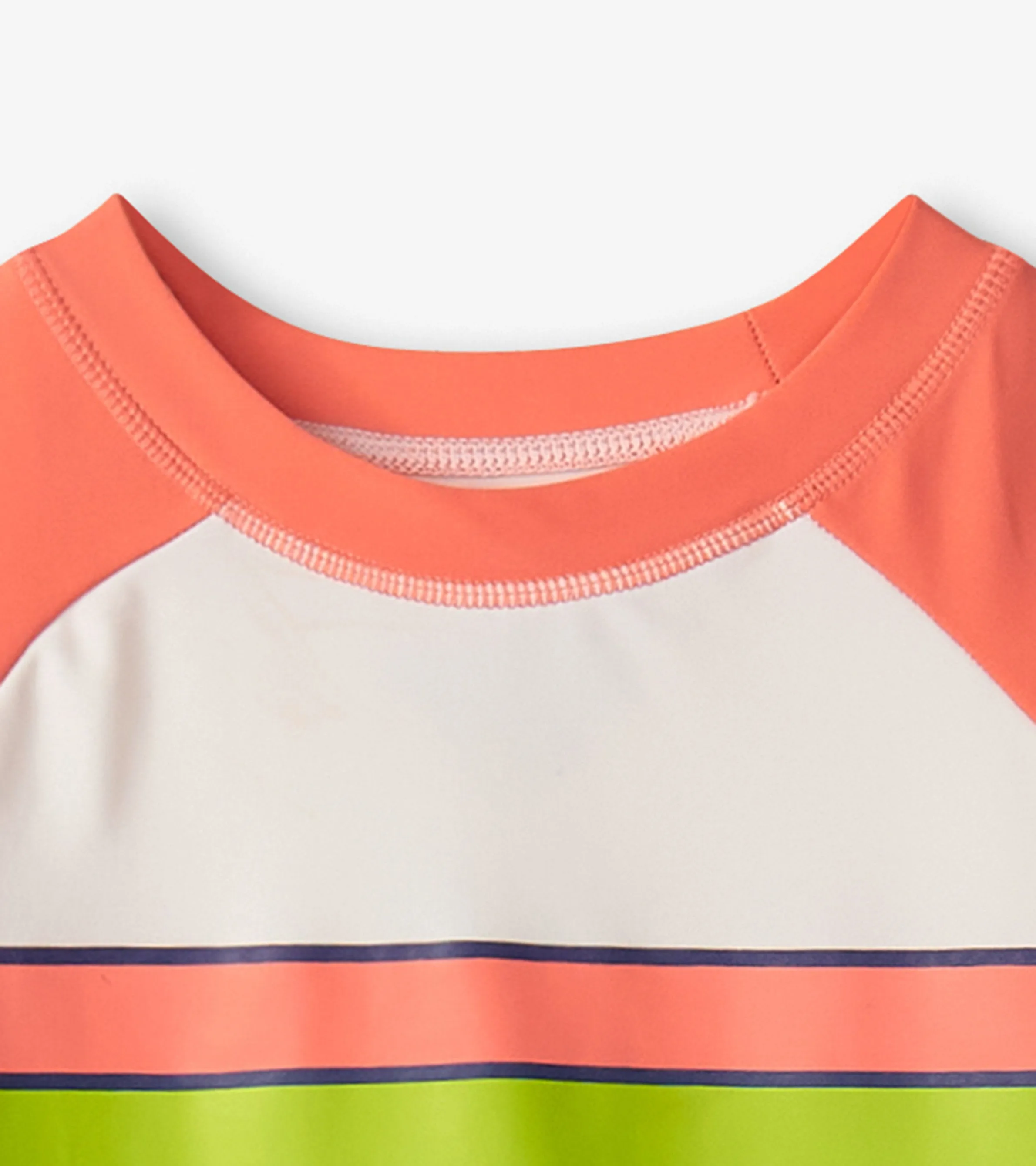 Boys Surfer Stripes Short Sleeve Rashguard -Hatley