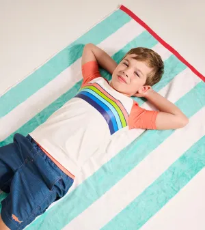 Boys Surfer Stripes Short Sleeve Rashguard -Hatley