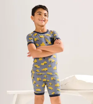 Boys Under Construction Bamboo Short Pajama Set -Hatley