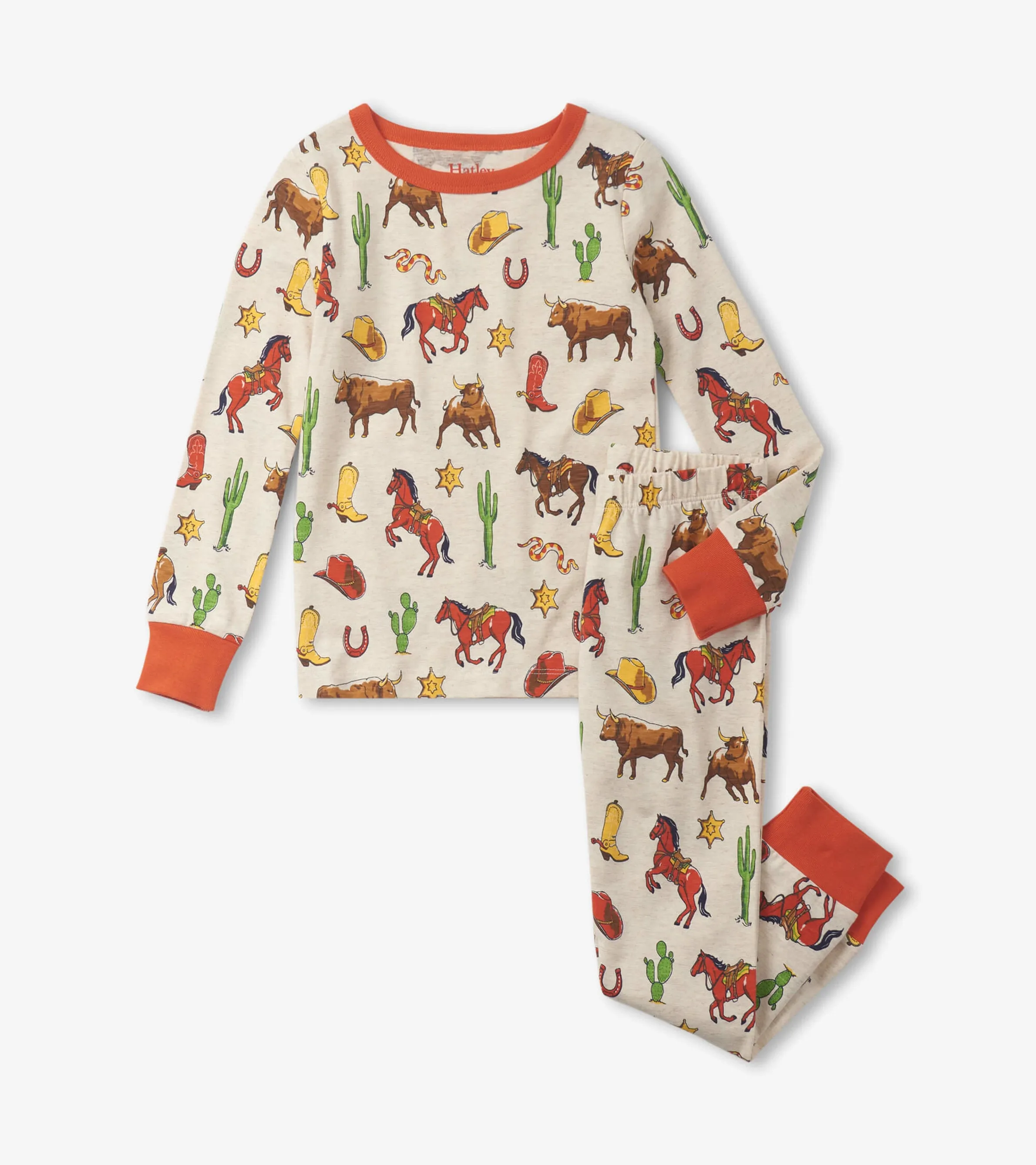 Boys Vintage Rodeo Pajama Set -Hatley
