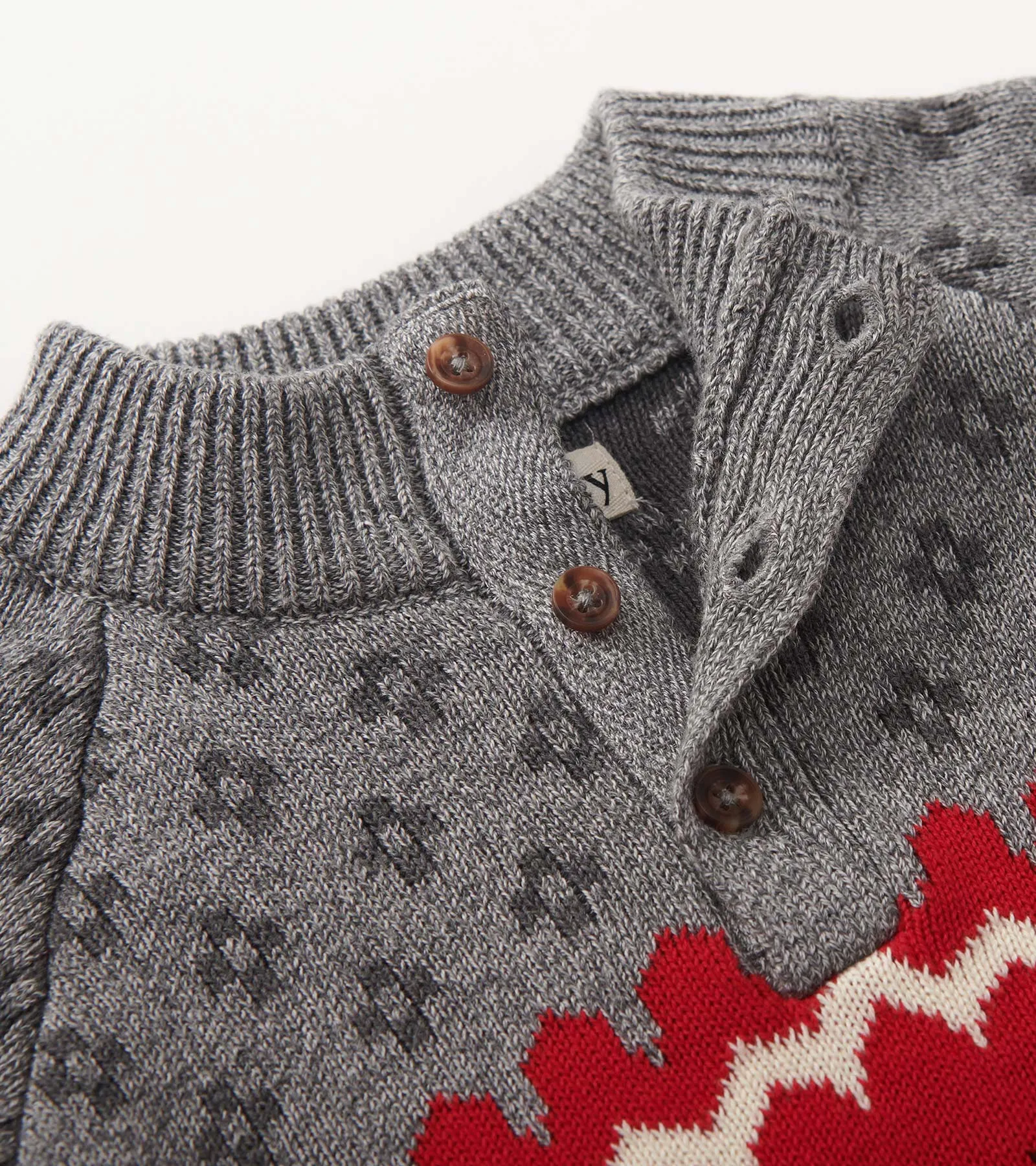 Boys Winter Elks Mockneck Sweater -Hatley