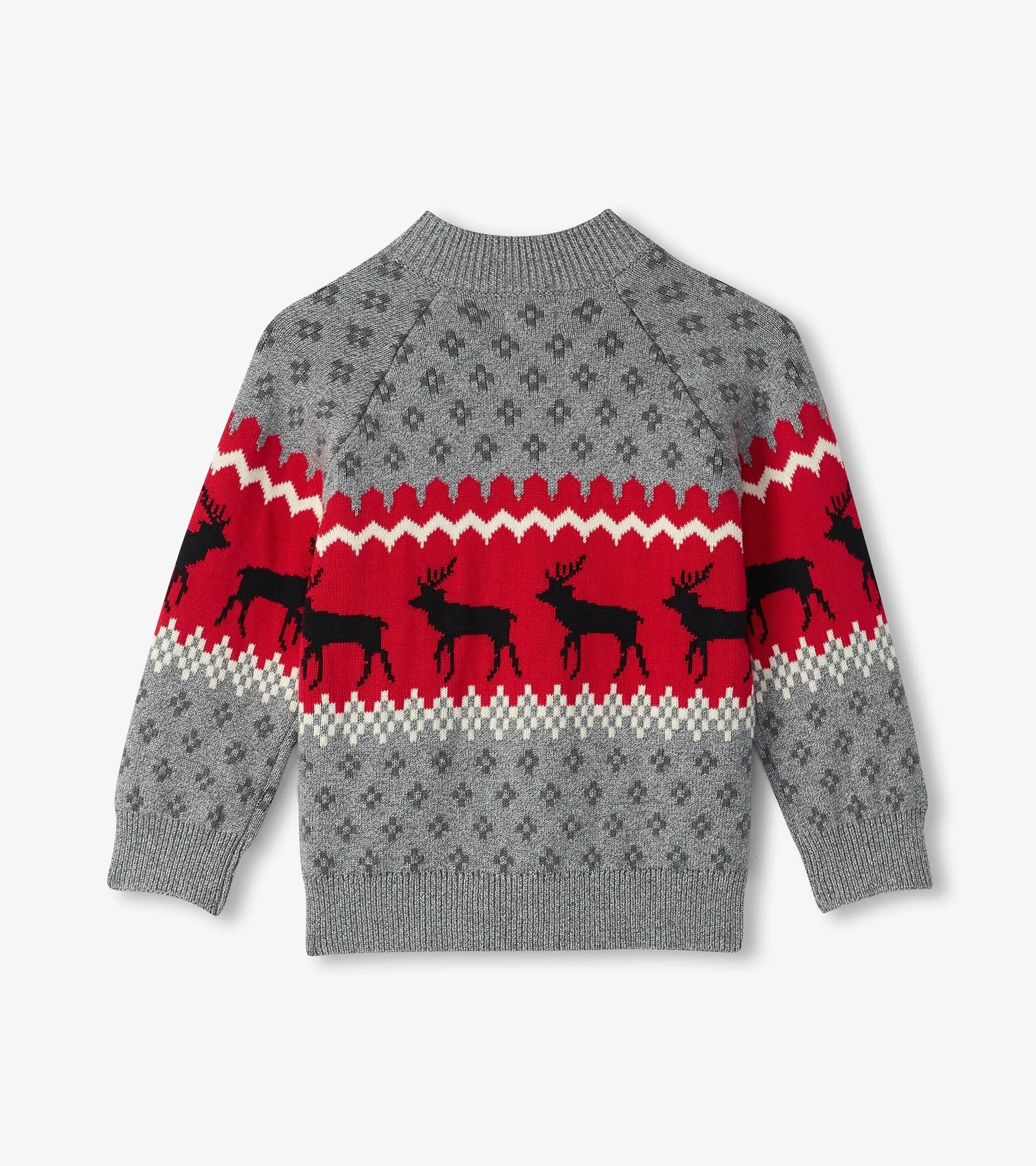 Boys Winter Elks Mockneck Sweater -Hatley