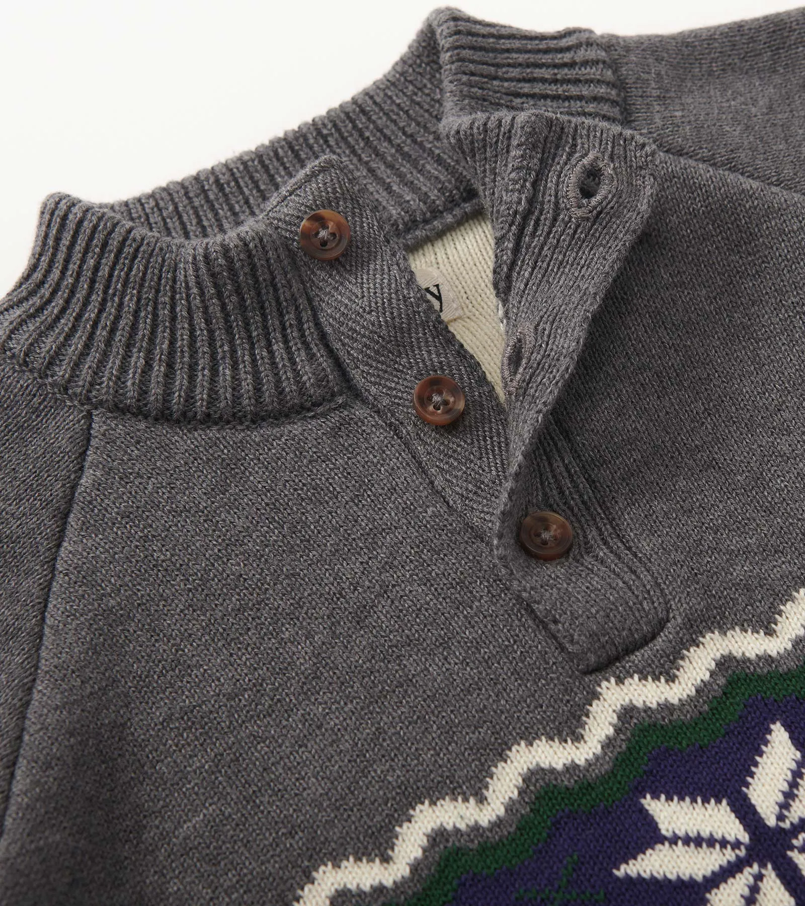 Boys Winter Knit Mockneck Sweater -Hatley