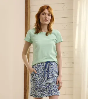 Braided Neck Tee - Ice Green -Hatley