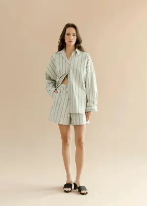 BRONZE AGE - SHORTS DAWSON - PUTTY STRIPES - SS24