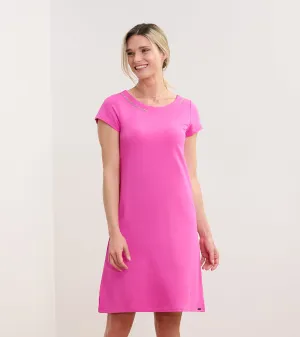 Brooke Dress - Fuchsia French Terry -Hatley